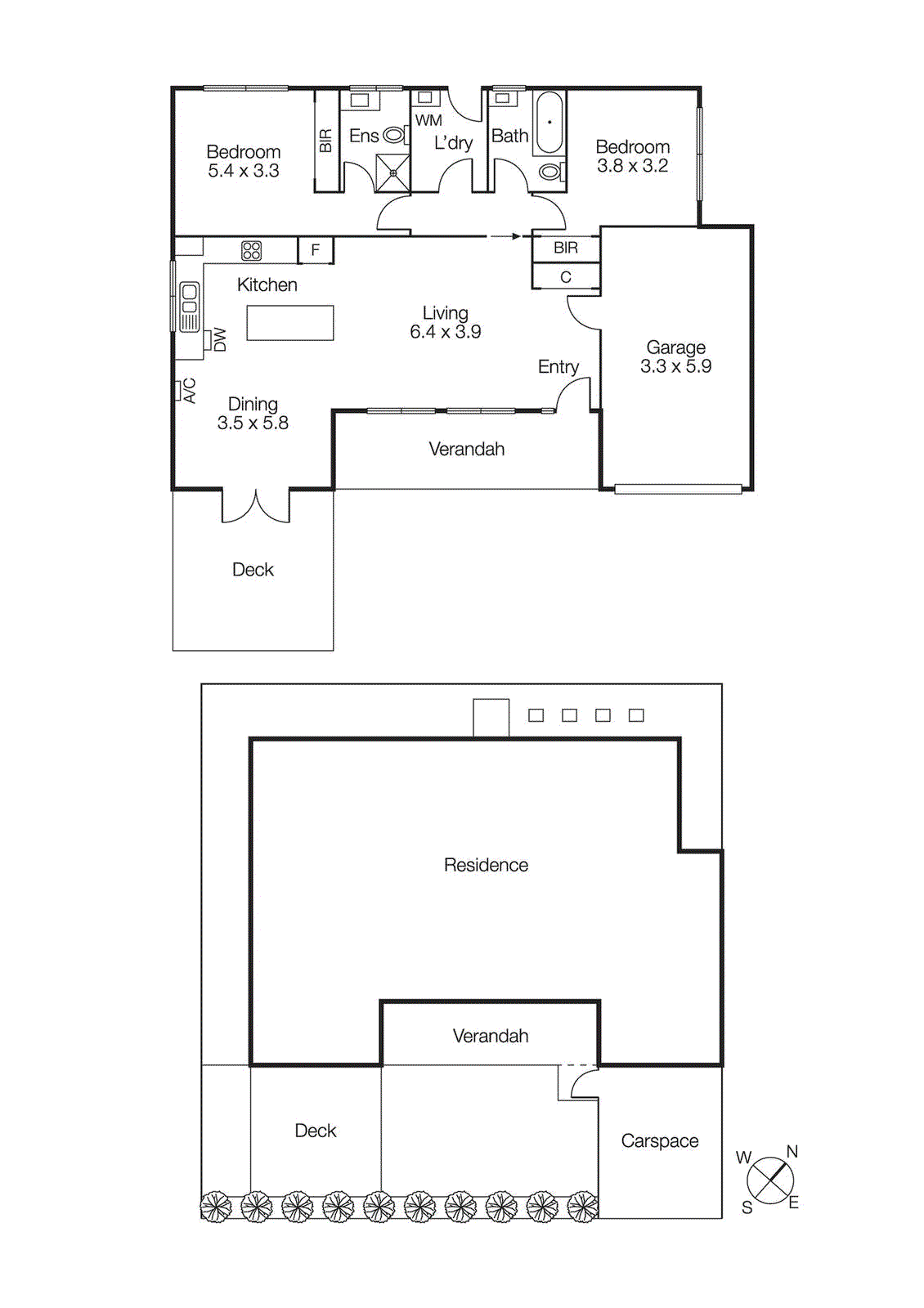 2/9 Fifth Street, Parkdale VIC 3195 - Floorplan