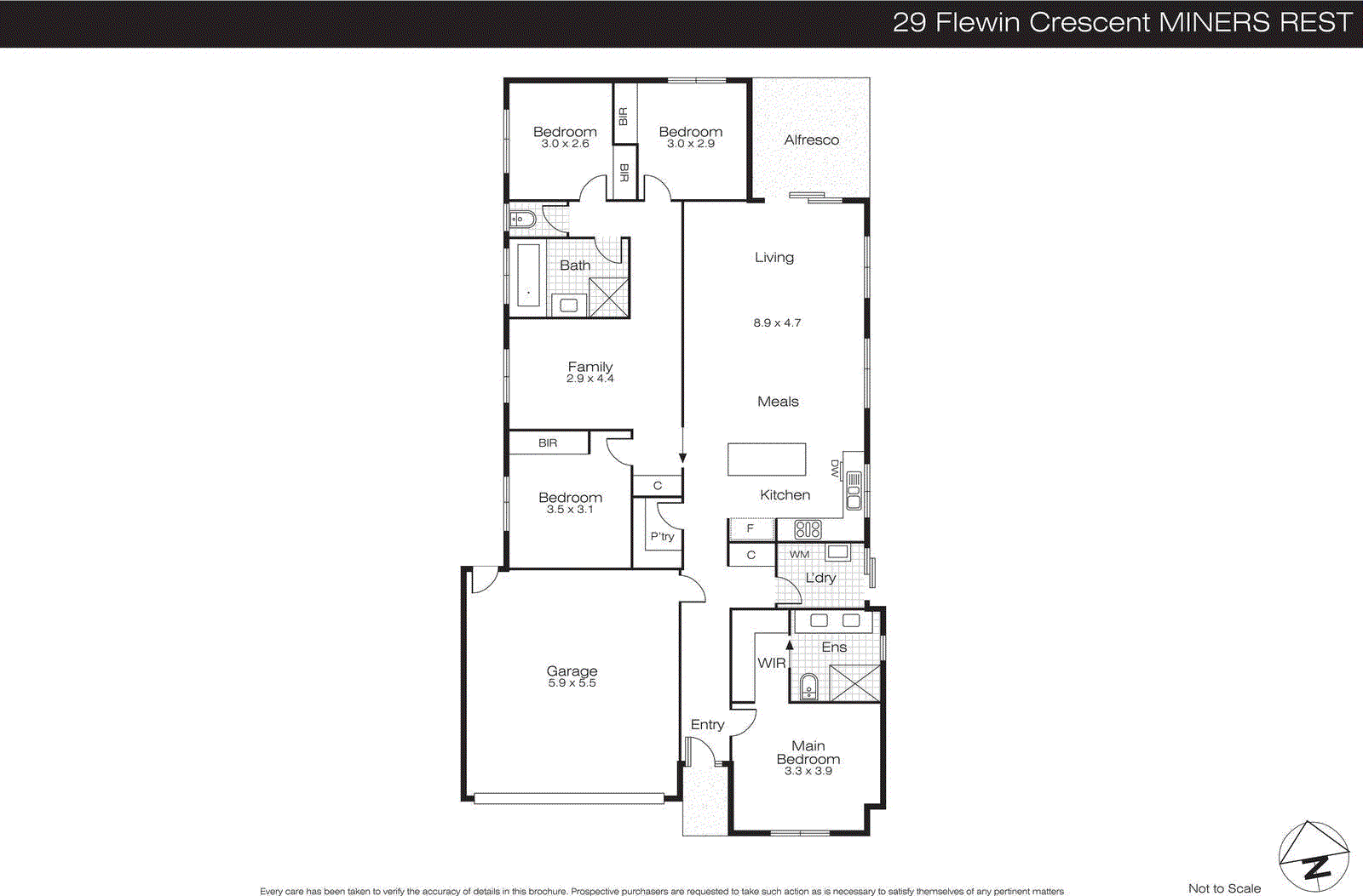 29 Flewin Avenue, Miners Rest VIC 3352 - Floorplan
