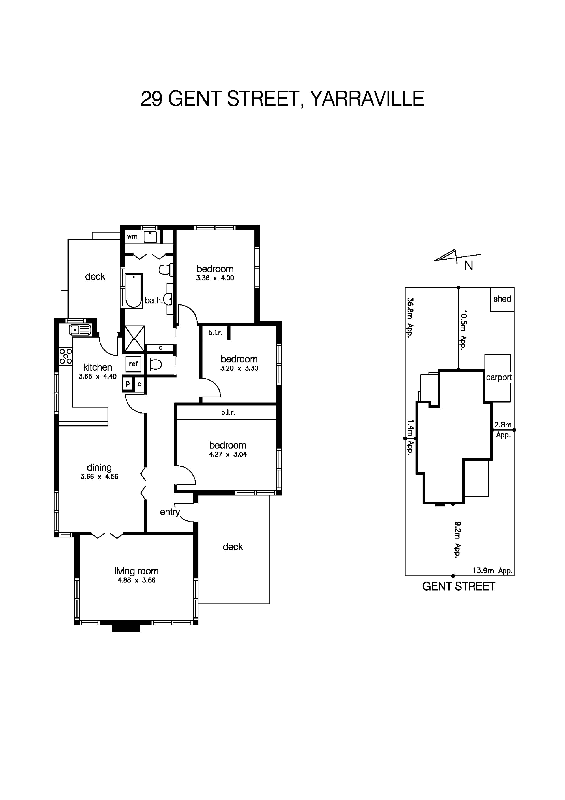 29 Gent Street, YARRAVILLE VIC 3013 - Floorplan