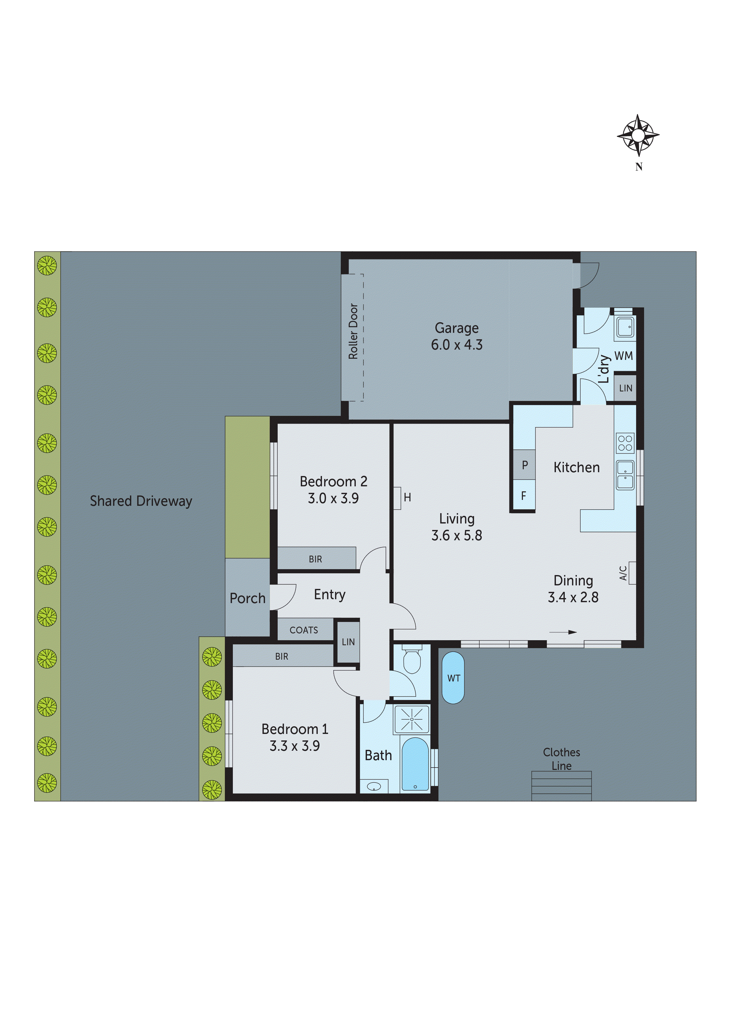 2/9 Heyers Road, Grovedale VIC 3216 - Floorplan