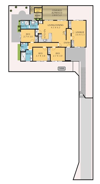 2/9 McNeill Avenue, EAST GEELONG VIC 3219 - Floorplan