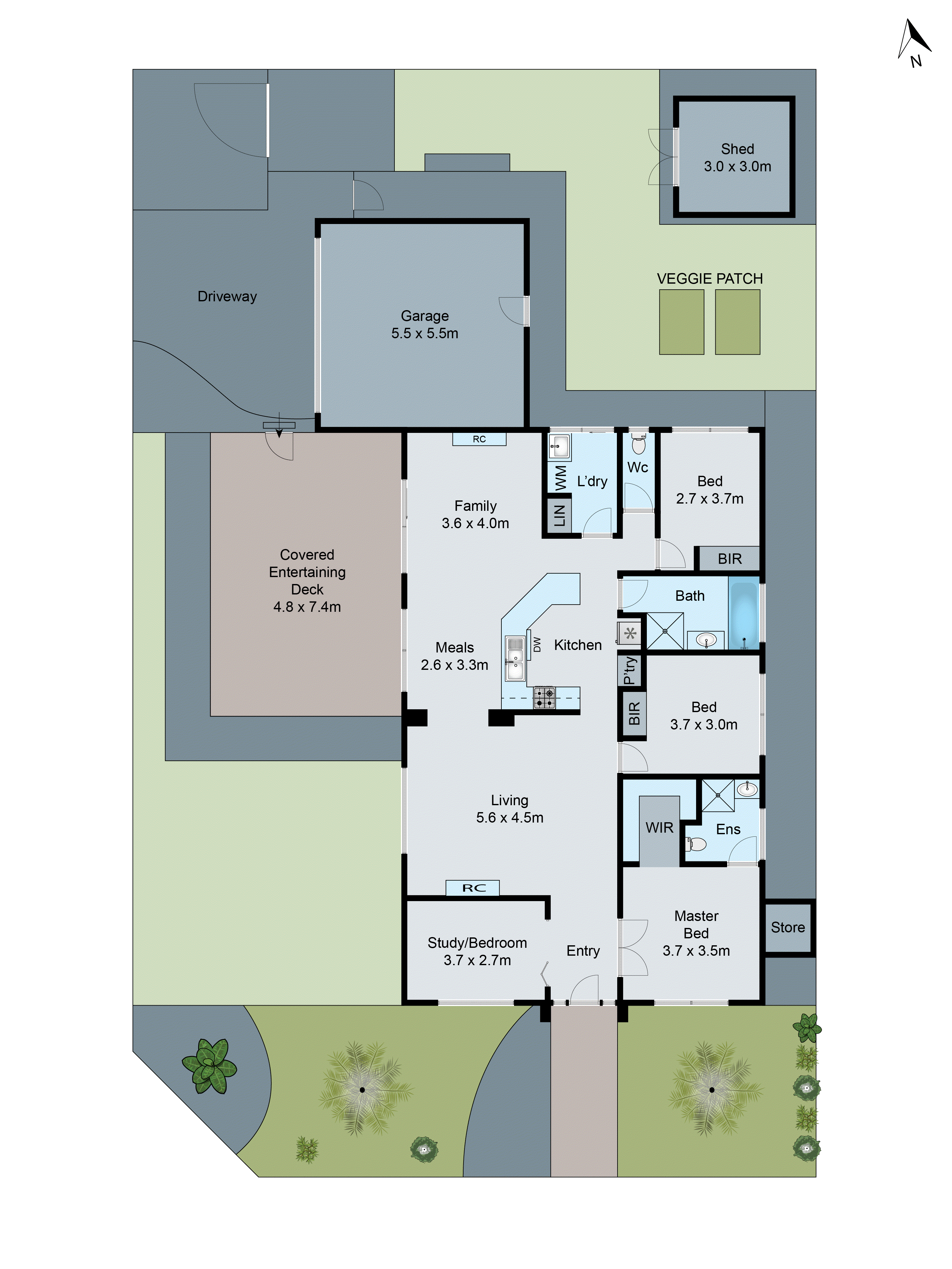 29 Oakwood Crescent, Waurn Ponds VIC 3216 - Floorplan