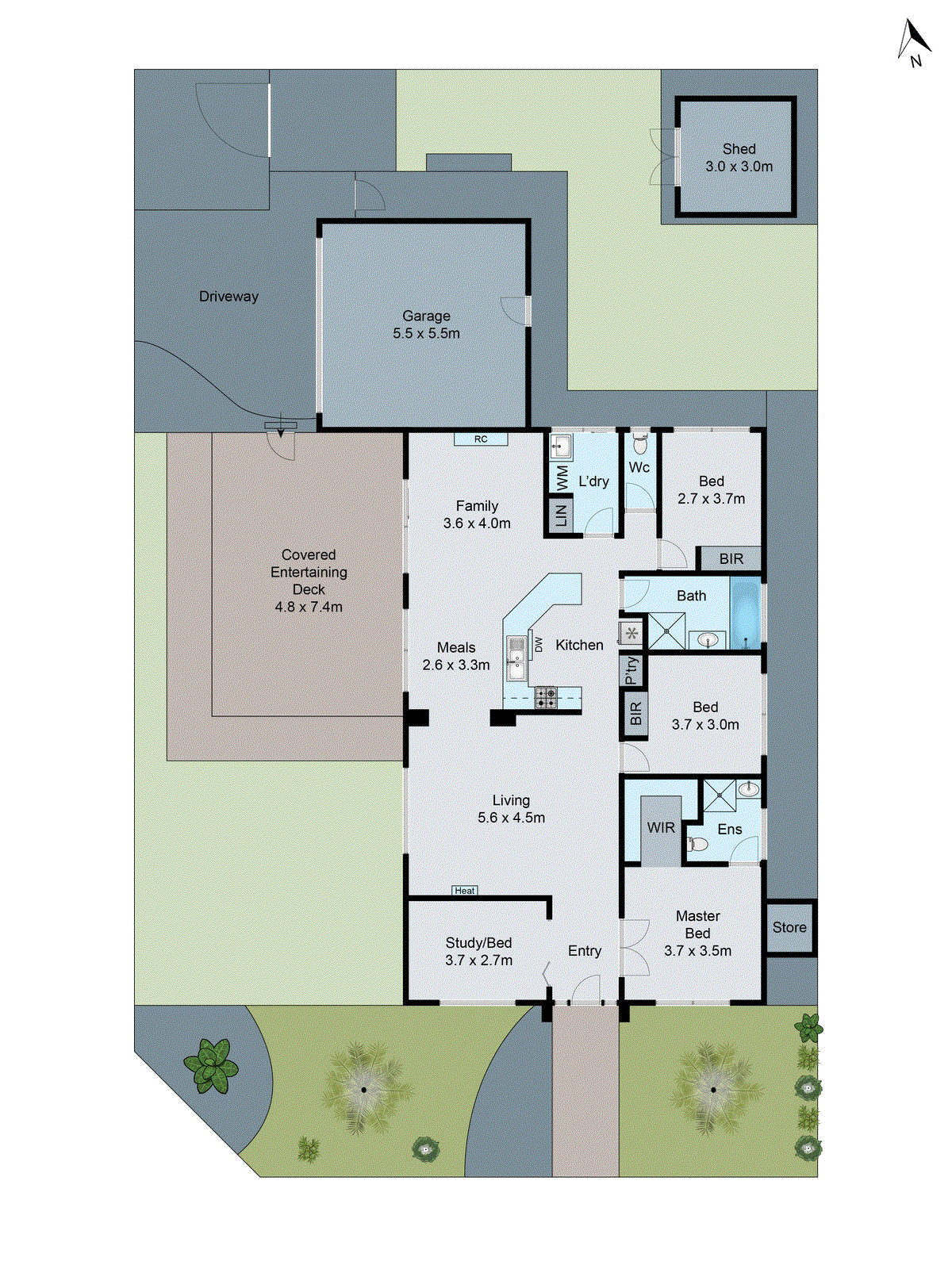 29 Oakwood Crescent, Waurn Ponds VIC 3216 - Floorplan