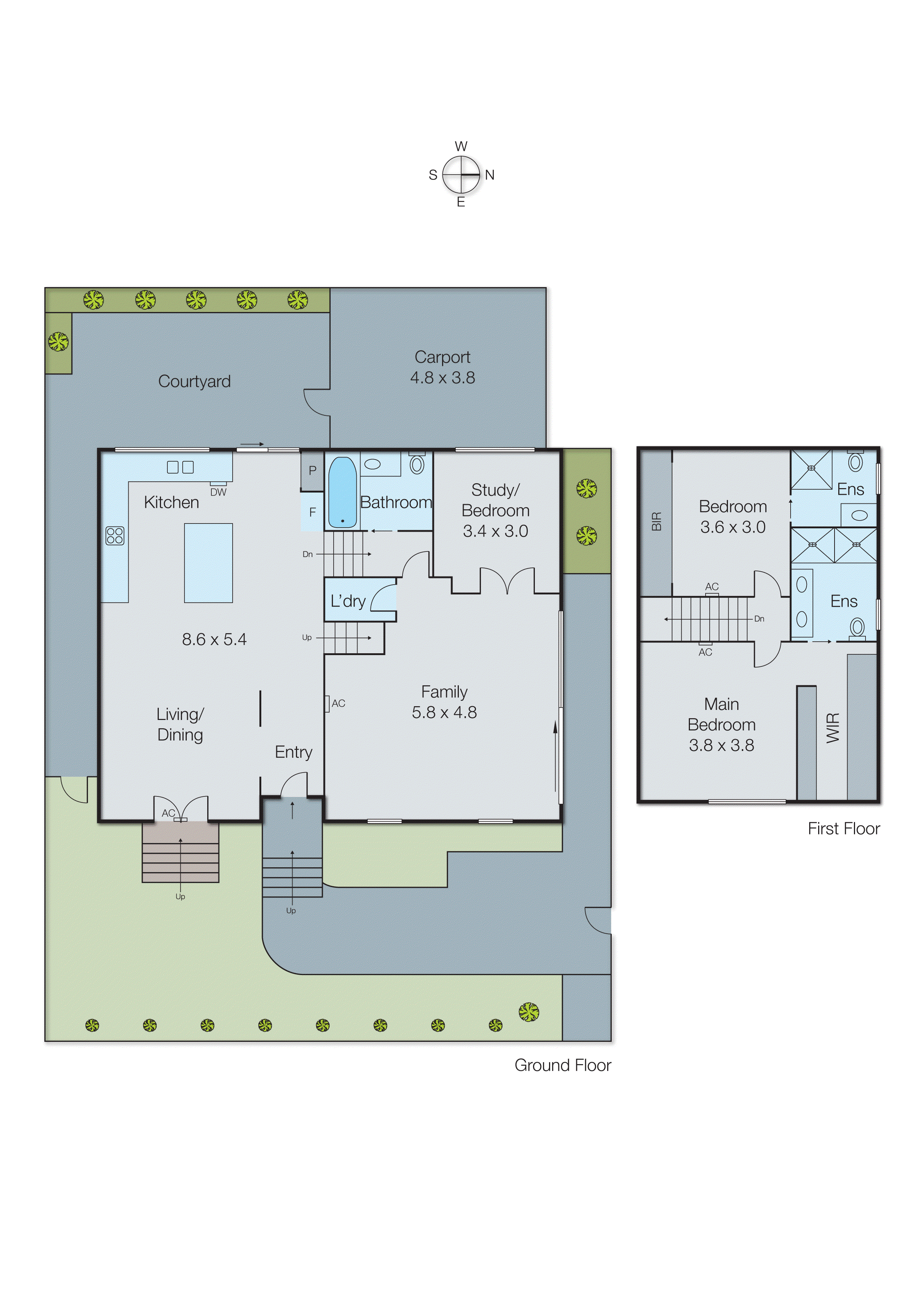 2/9 Olive Grove, Mentone VIC 3194 - Floorplan