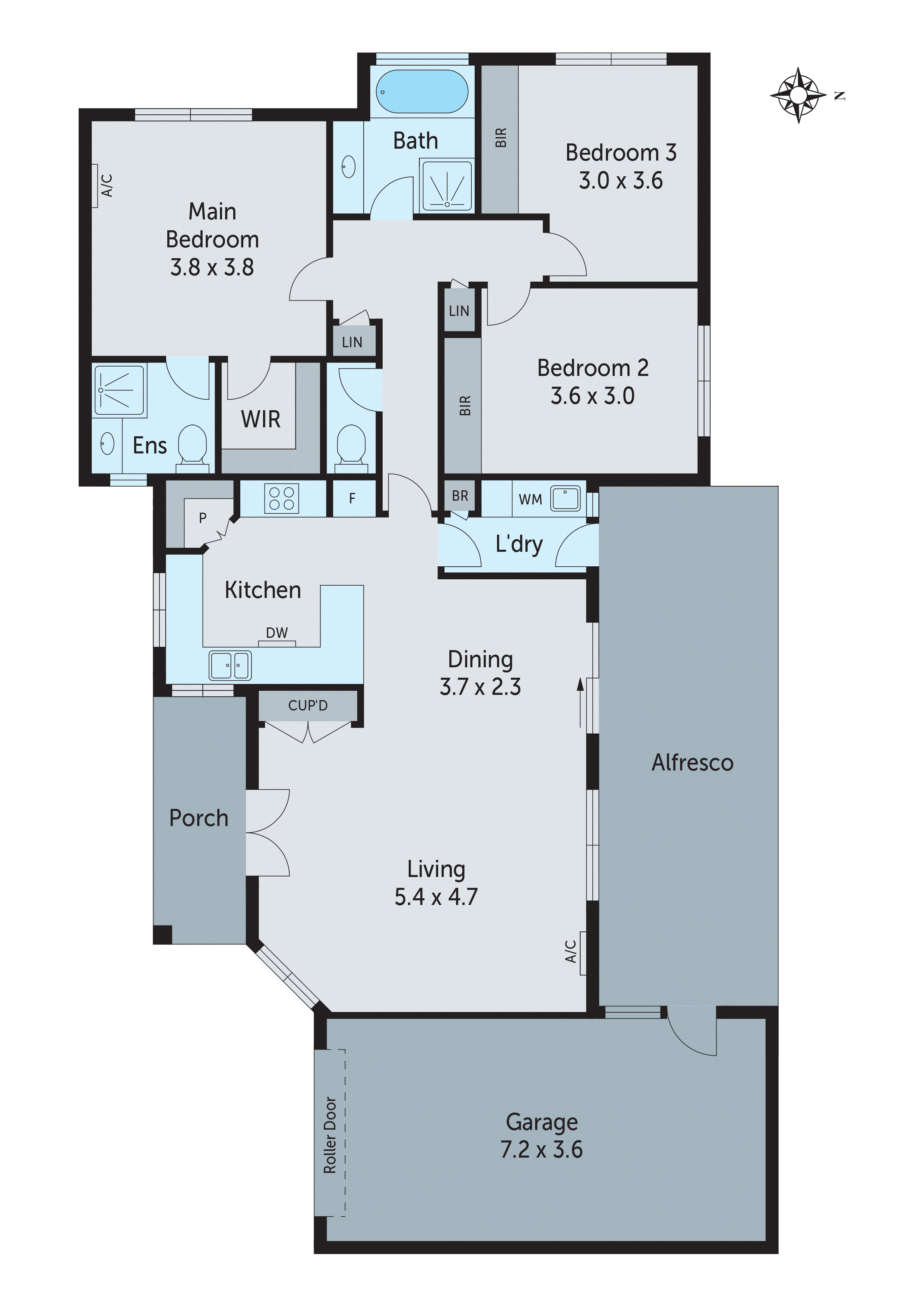 2/9 Rosewell Court, Norlane VIC 3214 - Floorplan