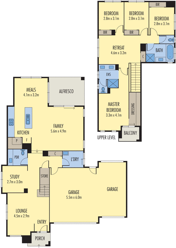29 Saltbreeze Boulevard, Armstrong Creek VIC 3217 - Floorplan