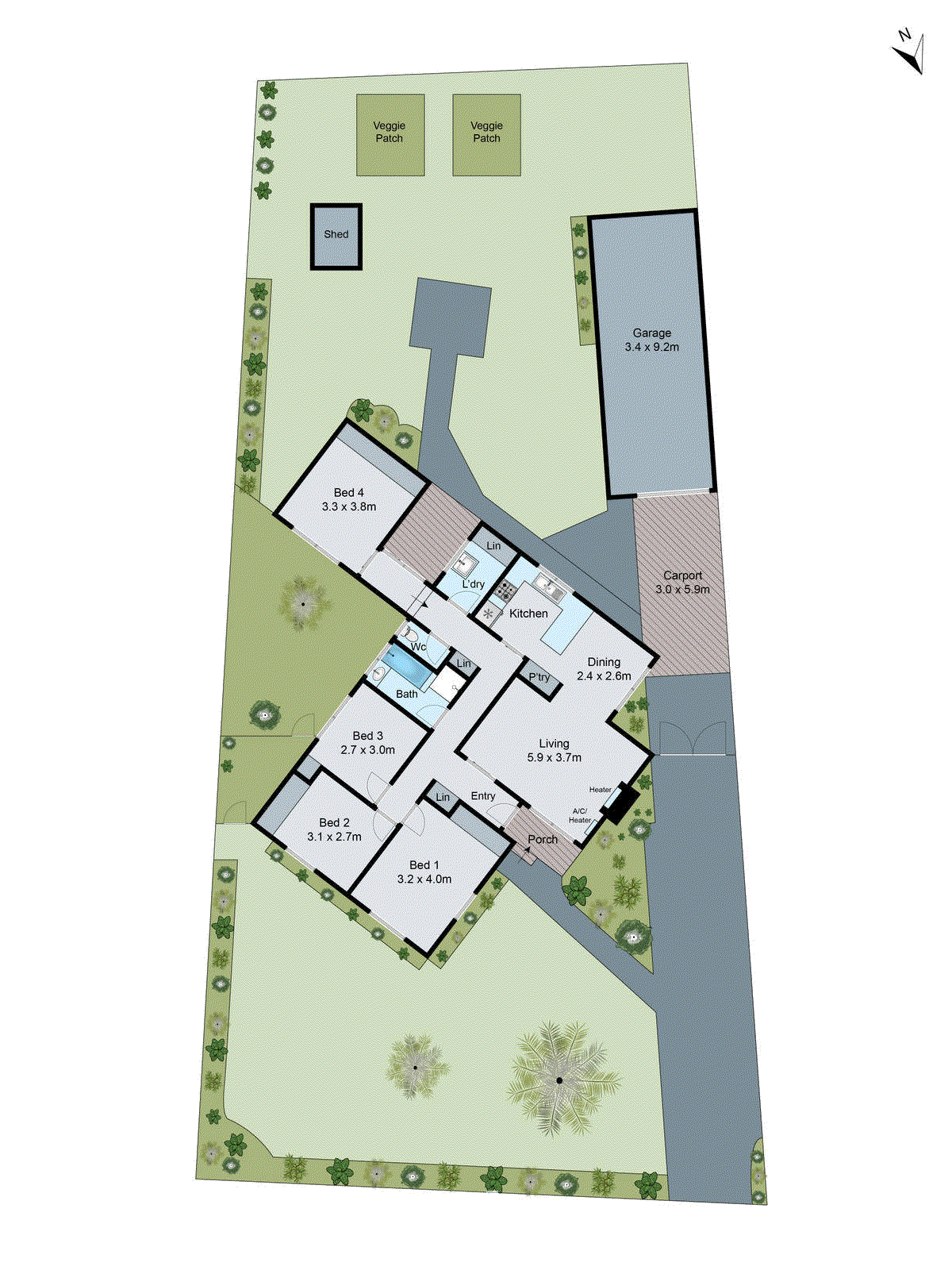 29 Talona Crescent, Corio VIC 3214 - Floorplan