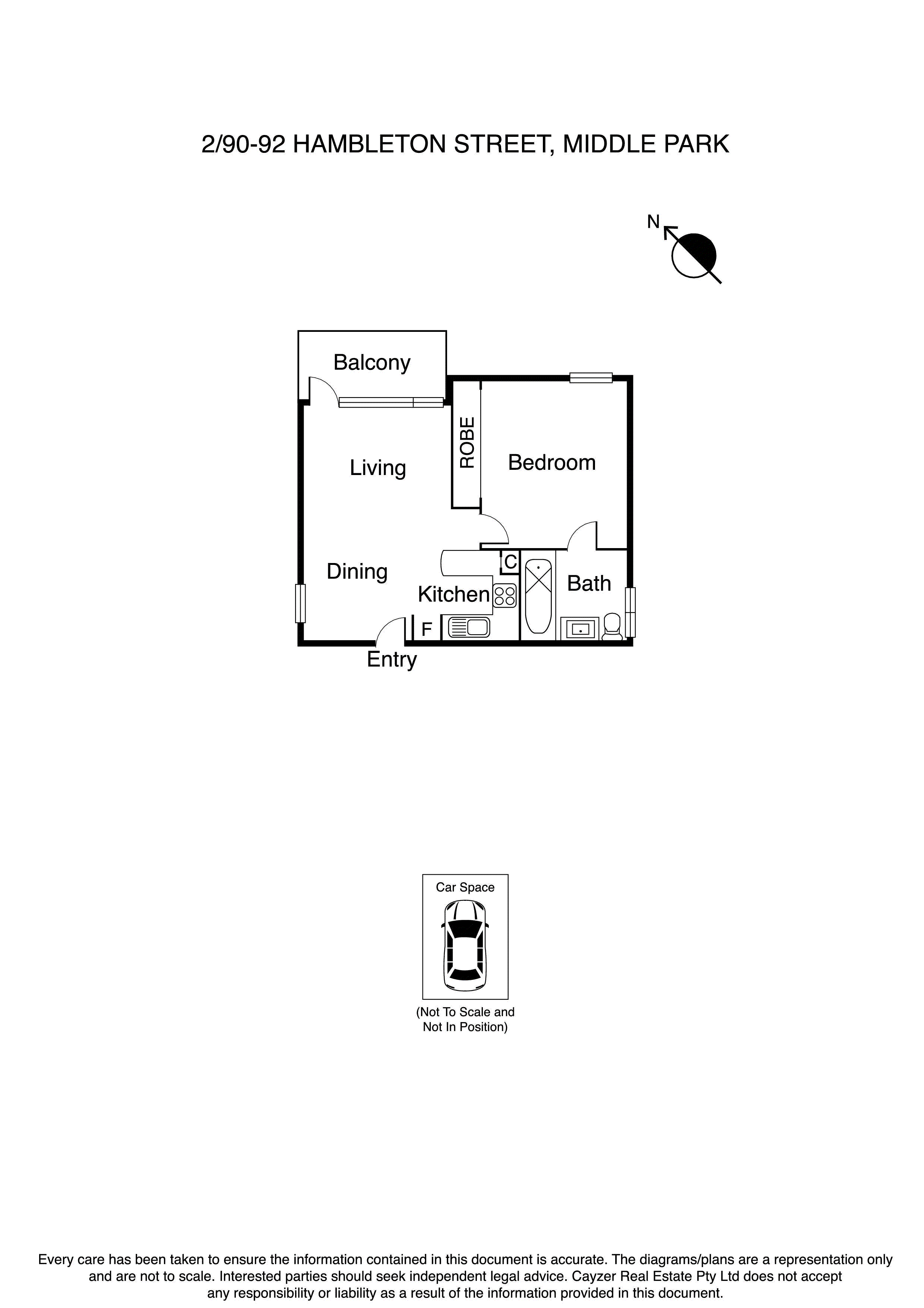 2/90-92 Hambleton Street, MIDDLE PARK VIC 3206 - Floorplan