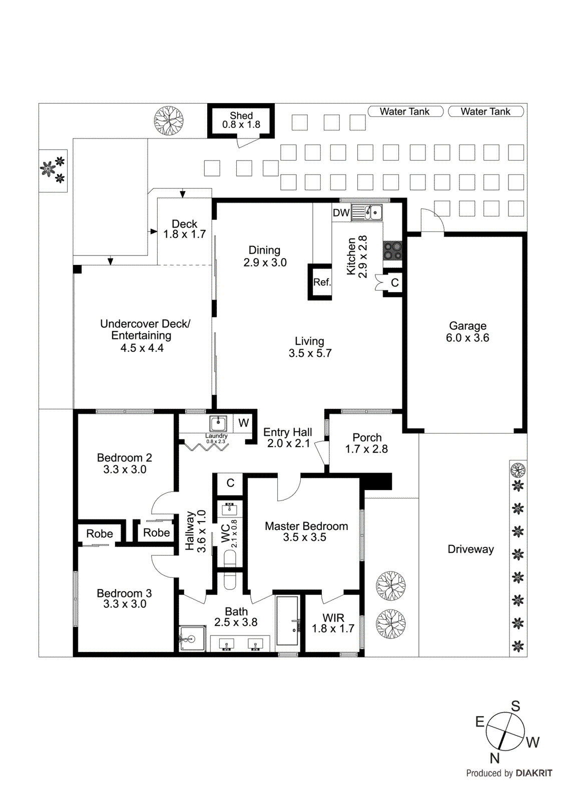 2/90 Rae Avenue, Edithvale VIC 3196 - Floorplan