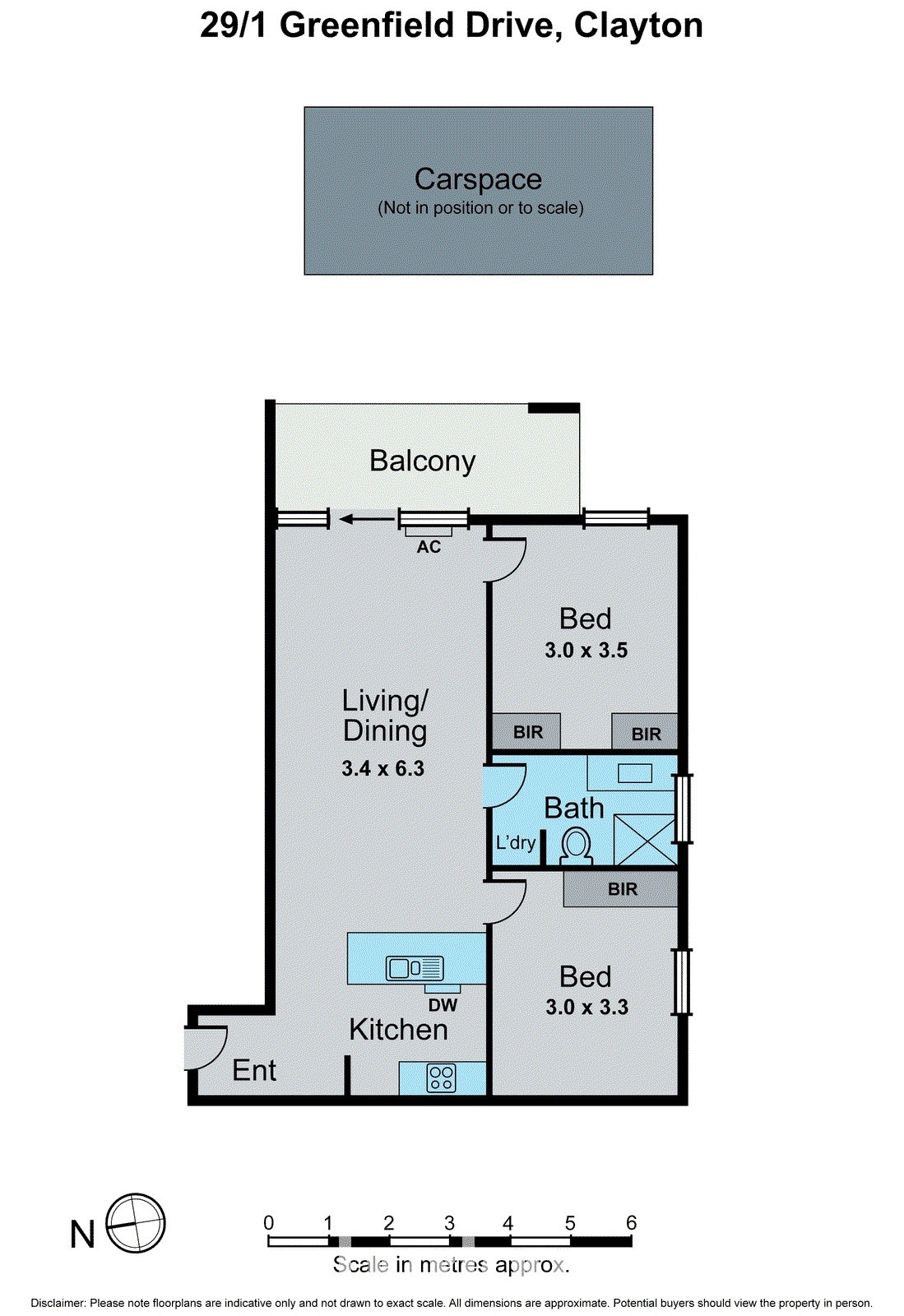 29/1 Greenfield Drive, Clayton VIC 3168 - Floorplan