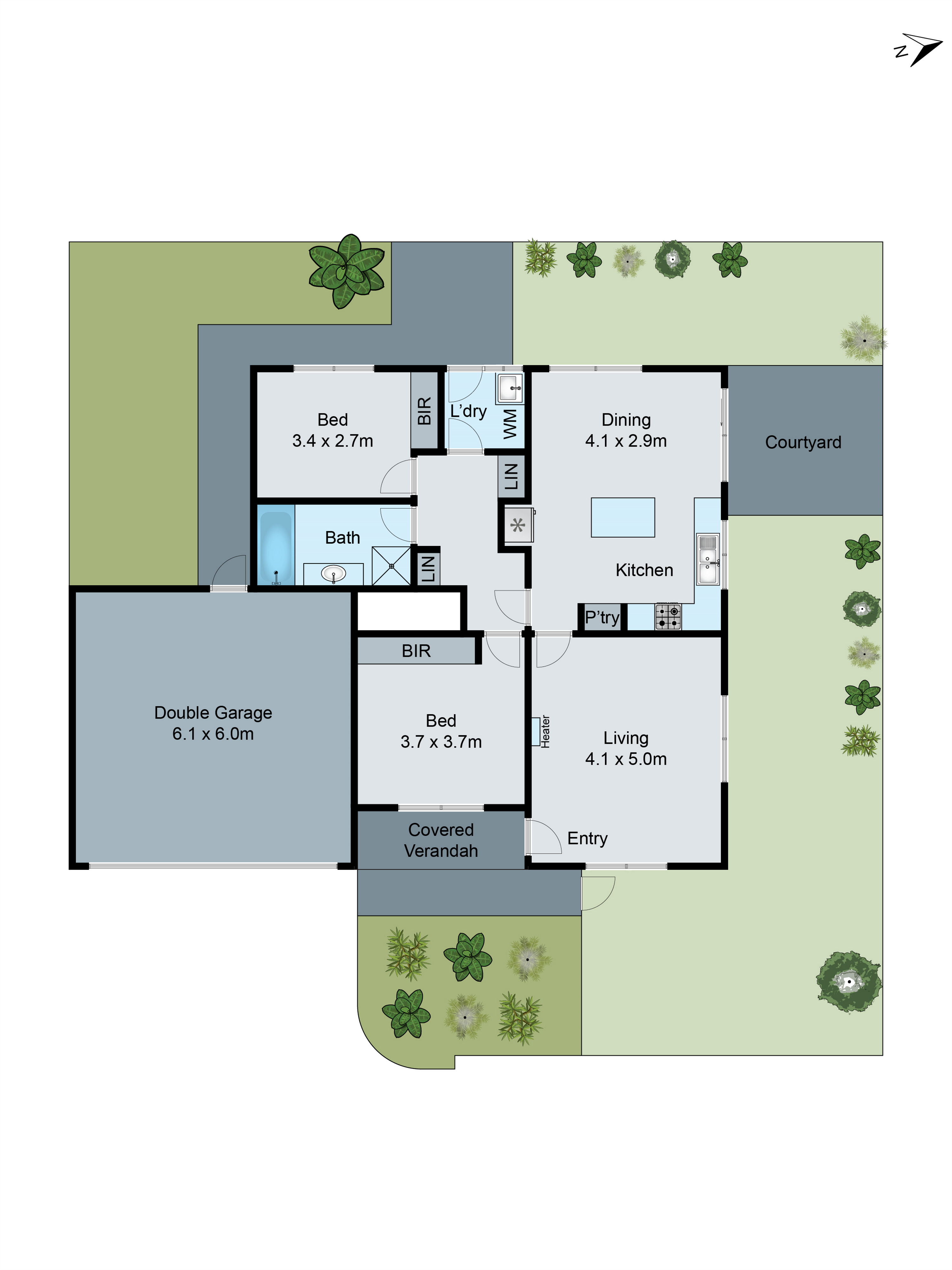 2/91 Matthews Road, LOVELY BANKS VIC 3213 - Floorplan