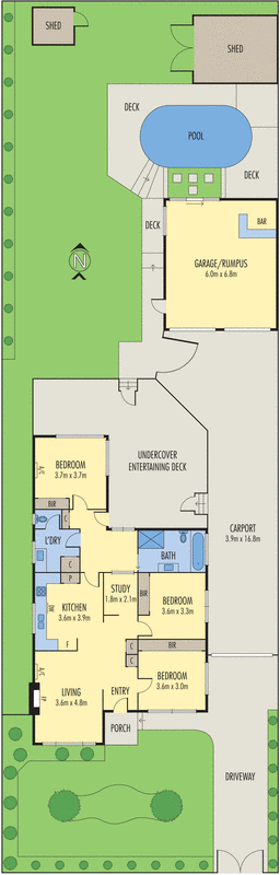 292 Church Street, Hamlyn Heights VIC 3215 - Floorplan