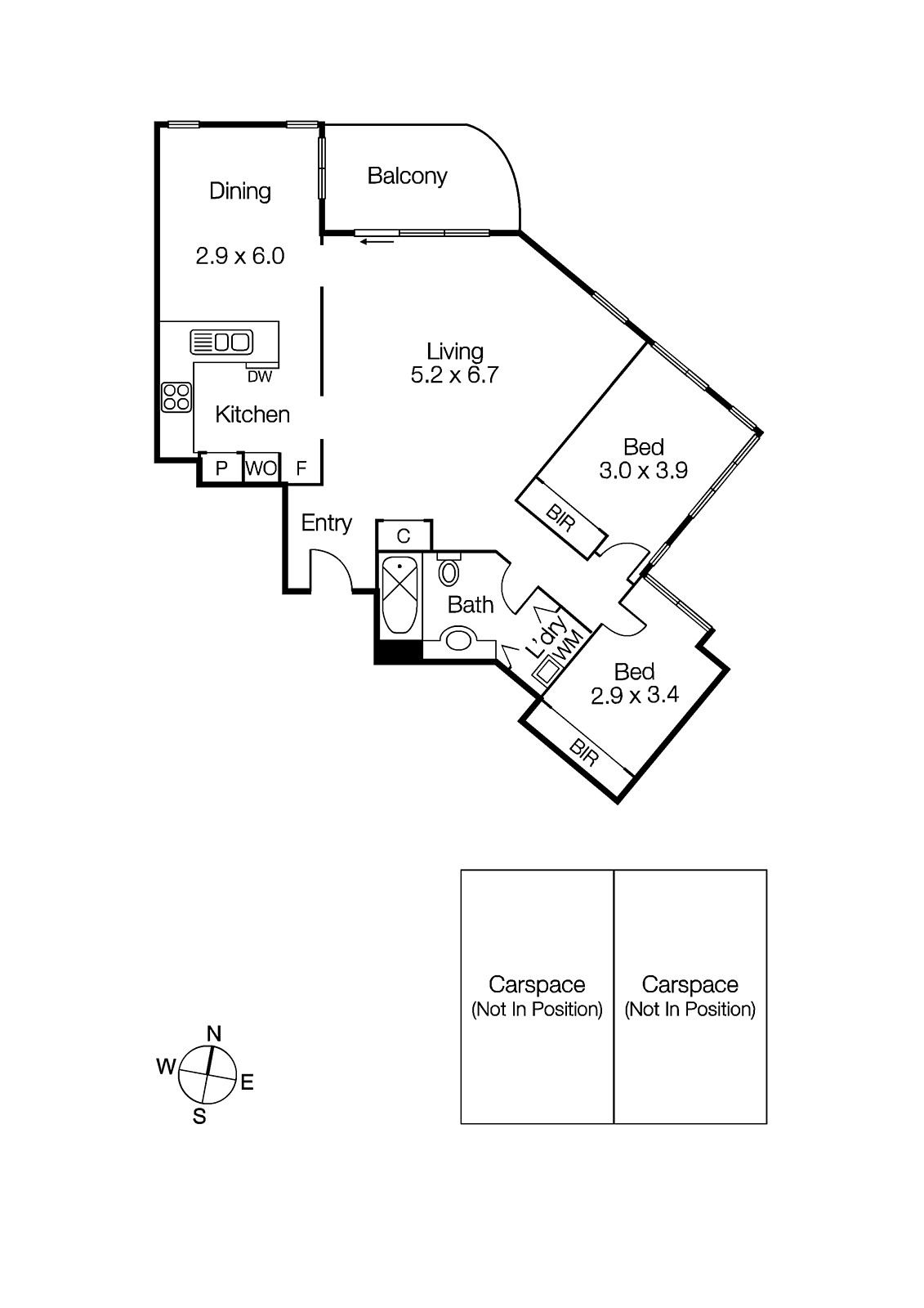 29/3 Seisman Place, Port Melbourne VIC 3207 - Floorplan