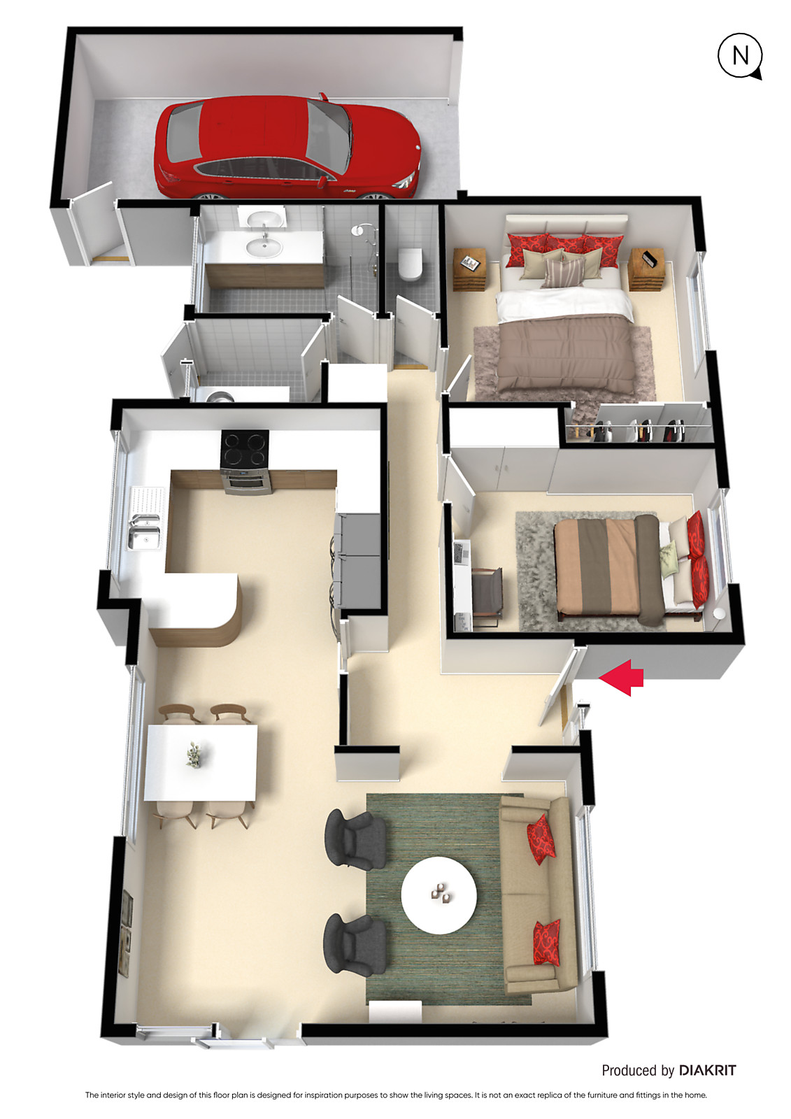 2/93 Valetta Street, Carrum VIC 3197 - Floorplan