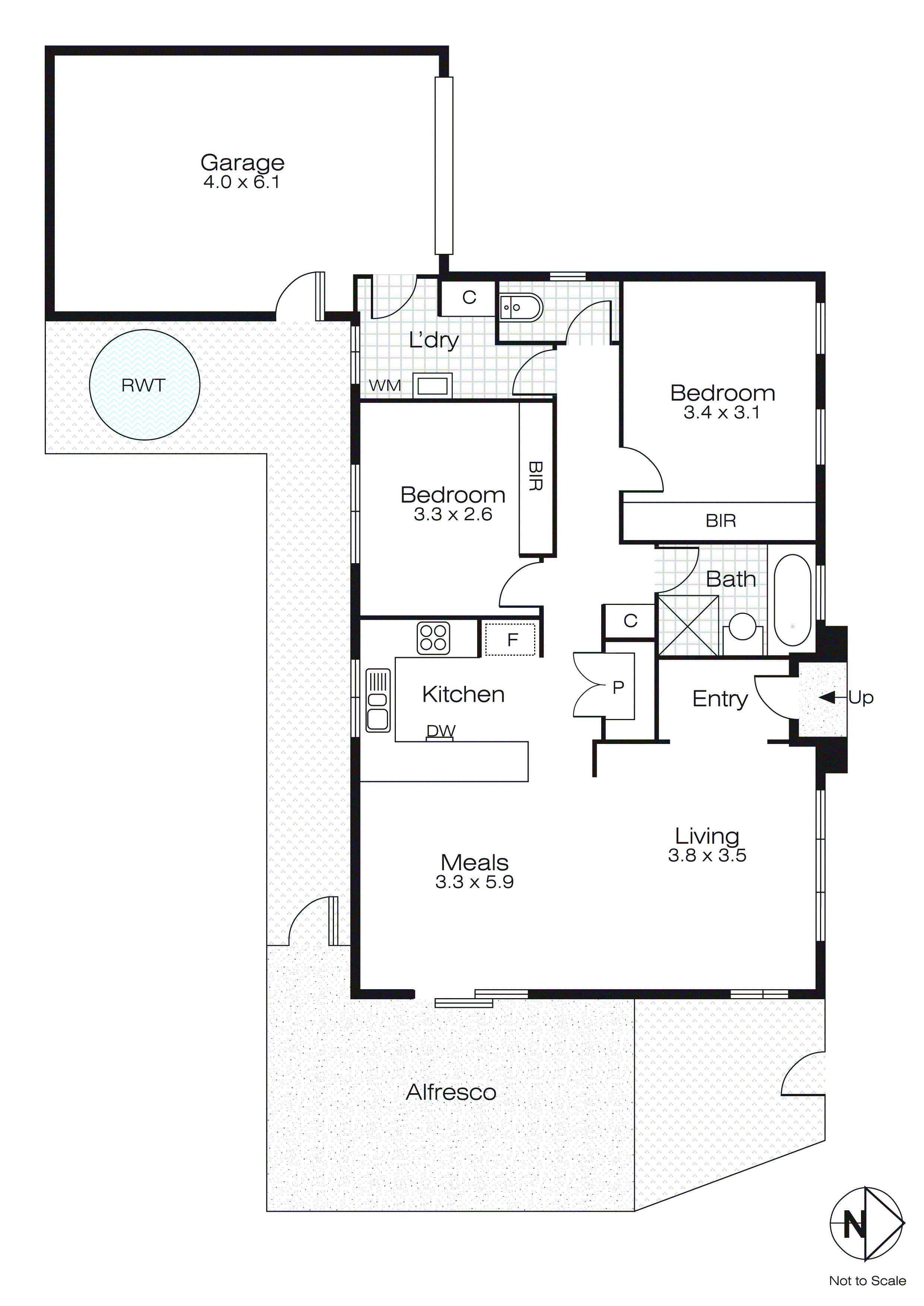 2/94 Beverin Street, Sebastopol VIC 3356 - Floorplan