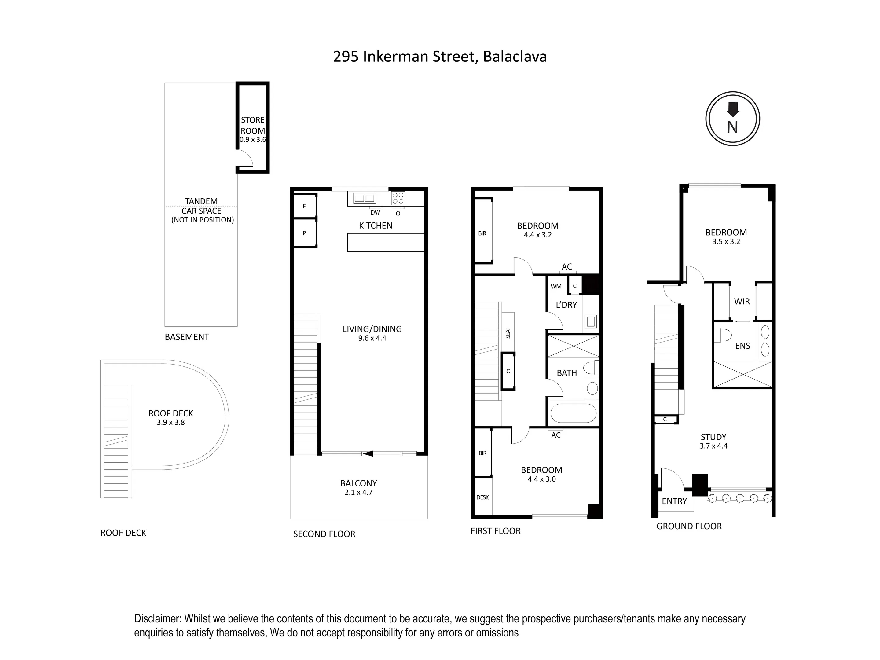 295 Inkerman Street, Balaclava VIC 3183 - Floorplan