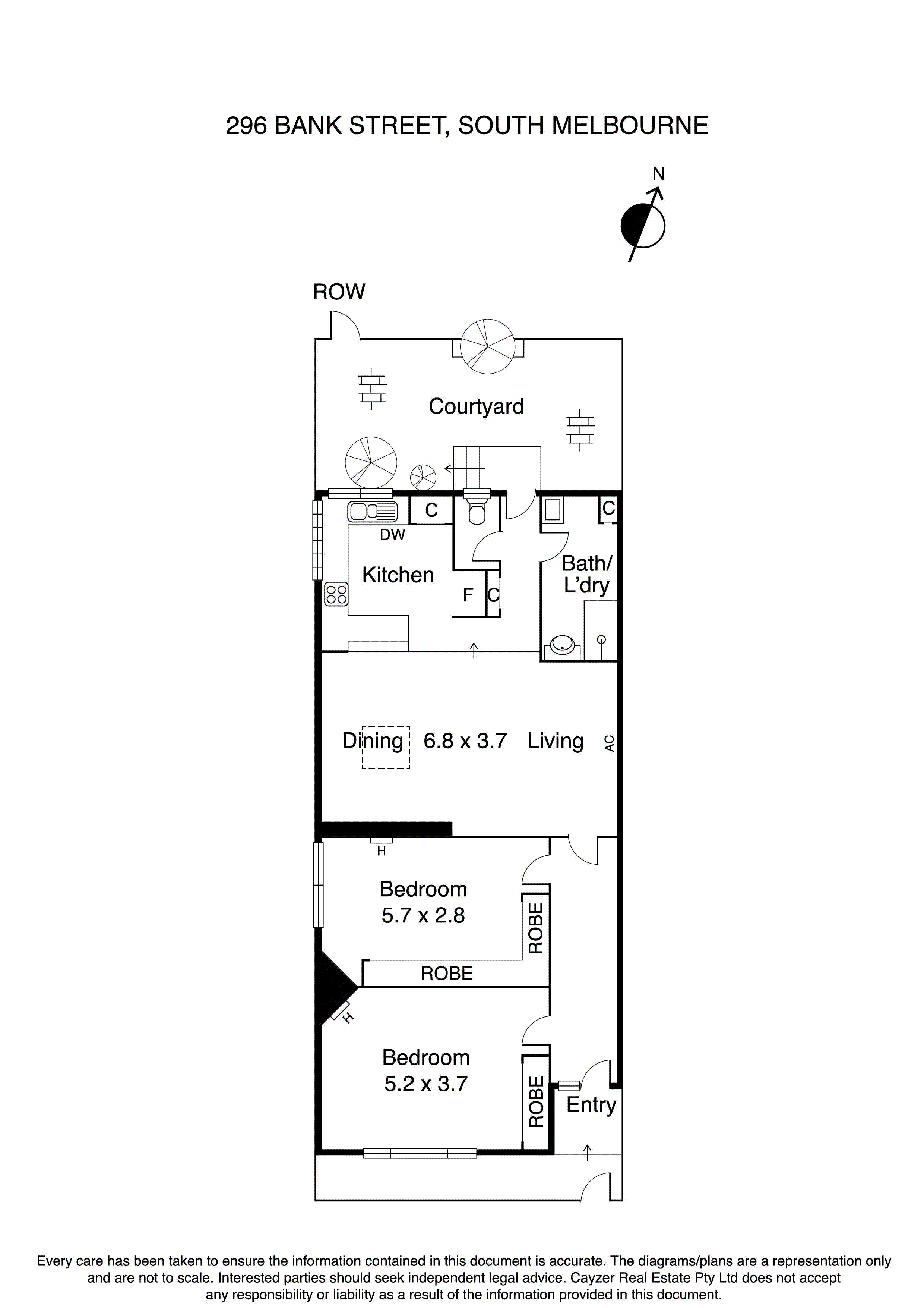 296 Bank Street, SOUTH MELBOURNE VIC 3205 - Floorplan