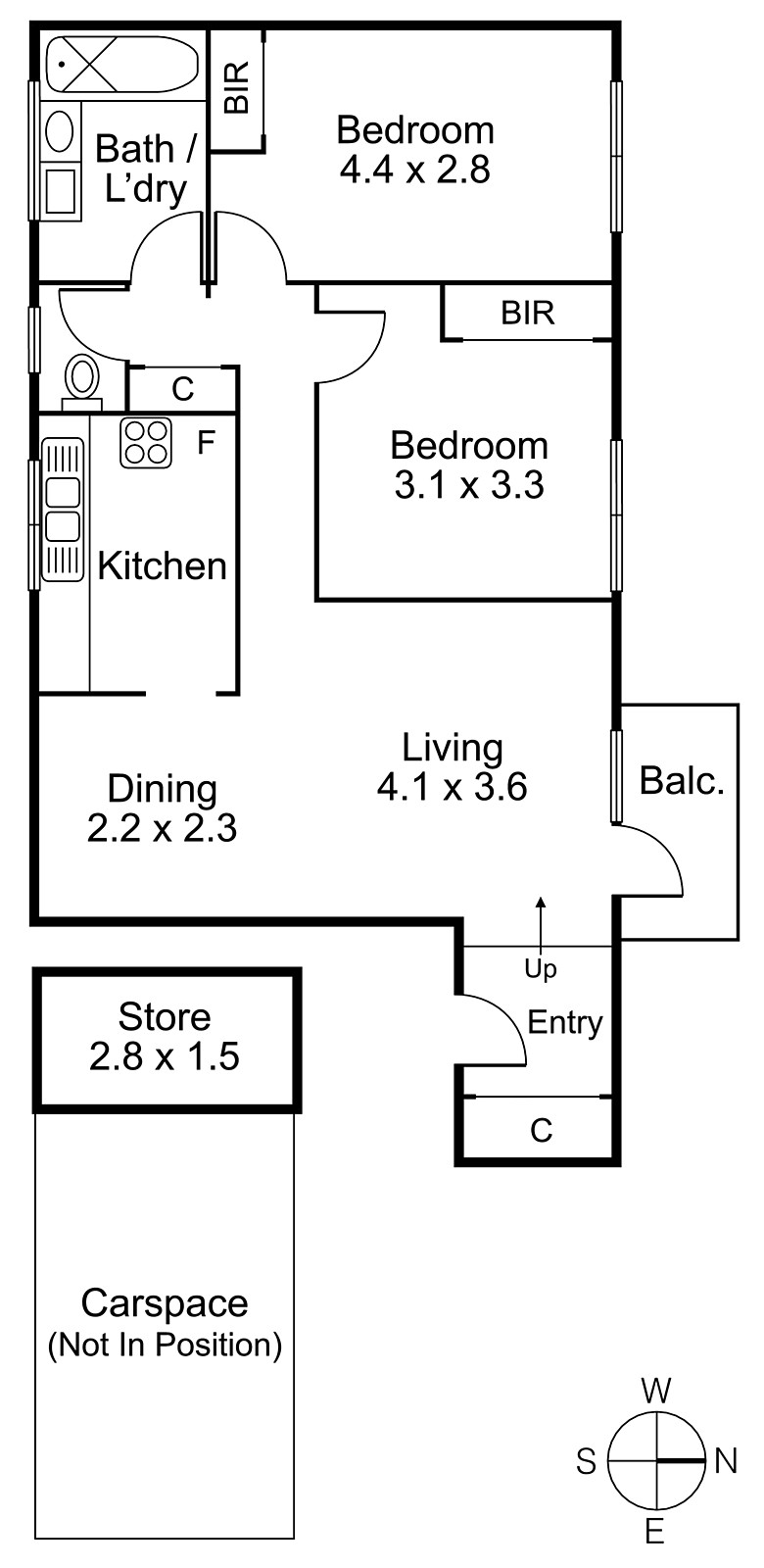 2/99 Alma Road, St Kilda East VIC 3183 - Floorplan