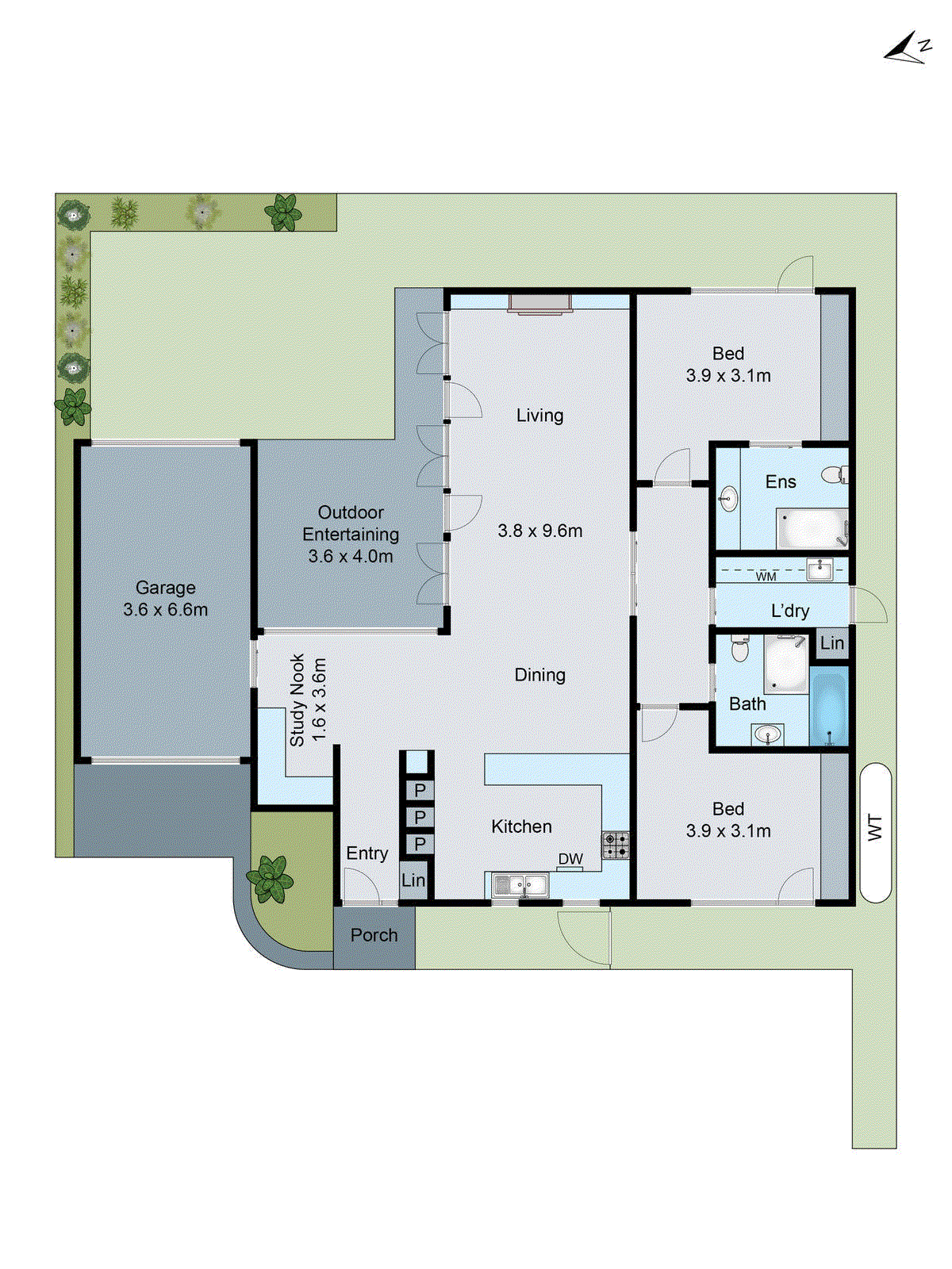 2/99 South Valley Road, Highton VIC 3216 - Floorplan