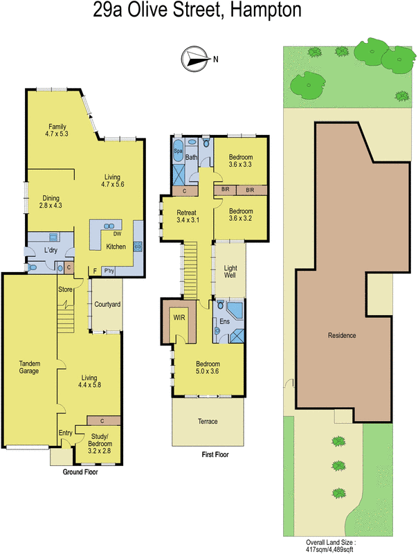 29A Olive Street, Hampton VIC 3188 - Floorplan