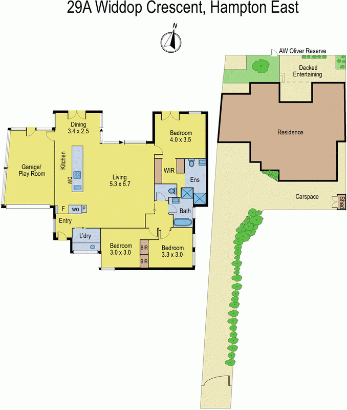 29a Widdop Crescent, HAMPTON EAST VIC 3188 - Floorplan