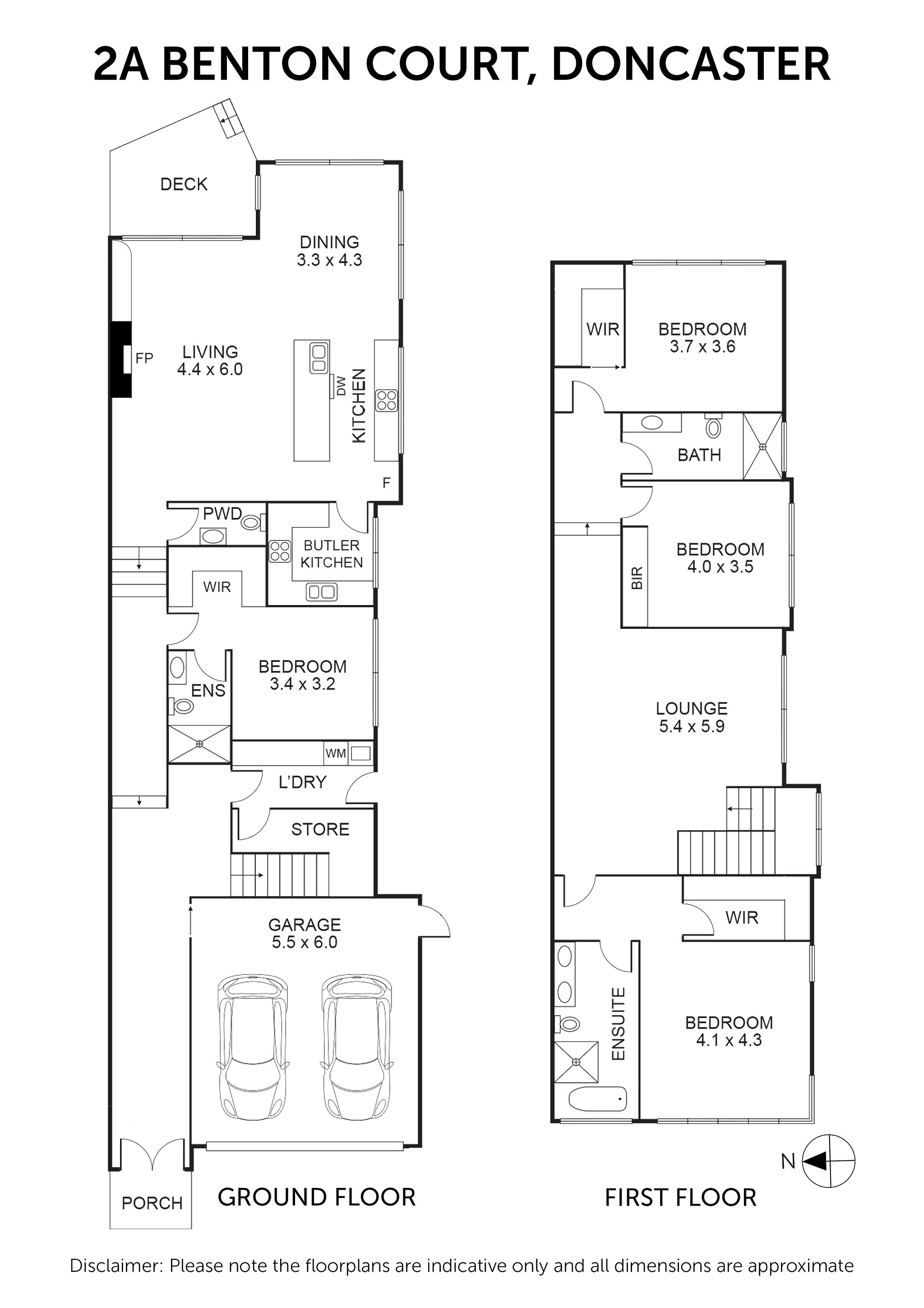 2A Benton Court, Doncaster VIC 3108 - Floorplan