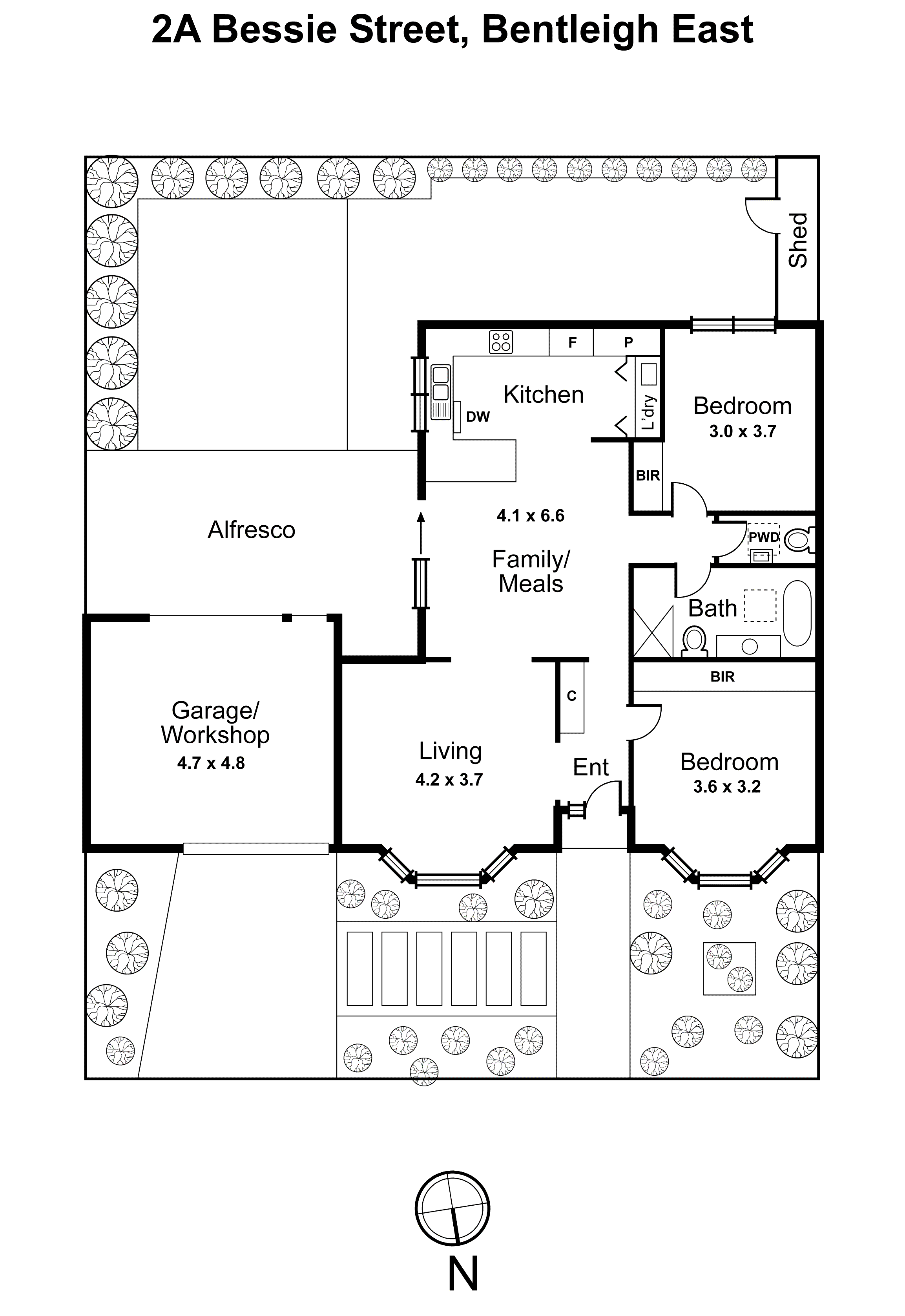 2A Bessie Street, Bentleigh East VIC 3165 - Floorplan