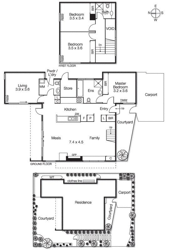 2a Evans Avenue, Hampton East VIC 3188 - Floorplan