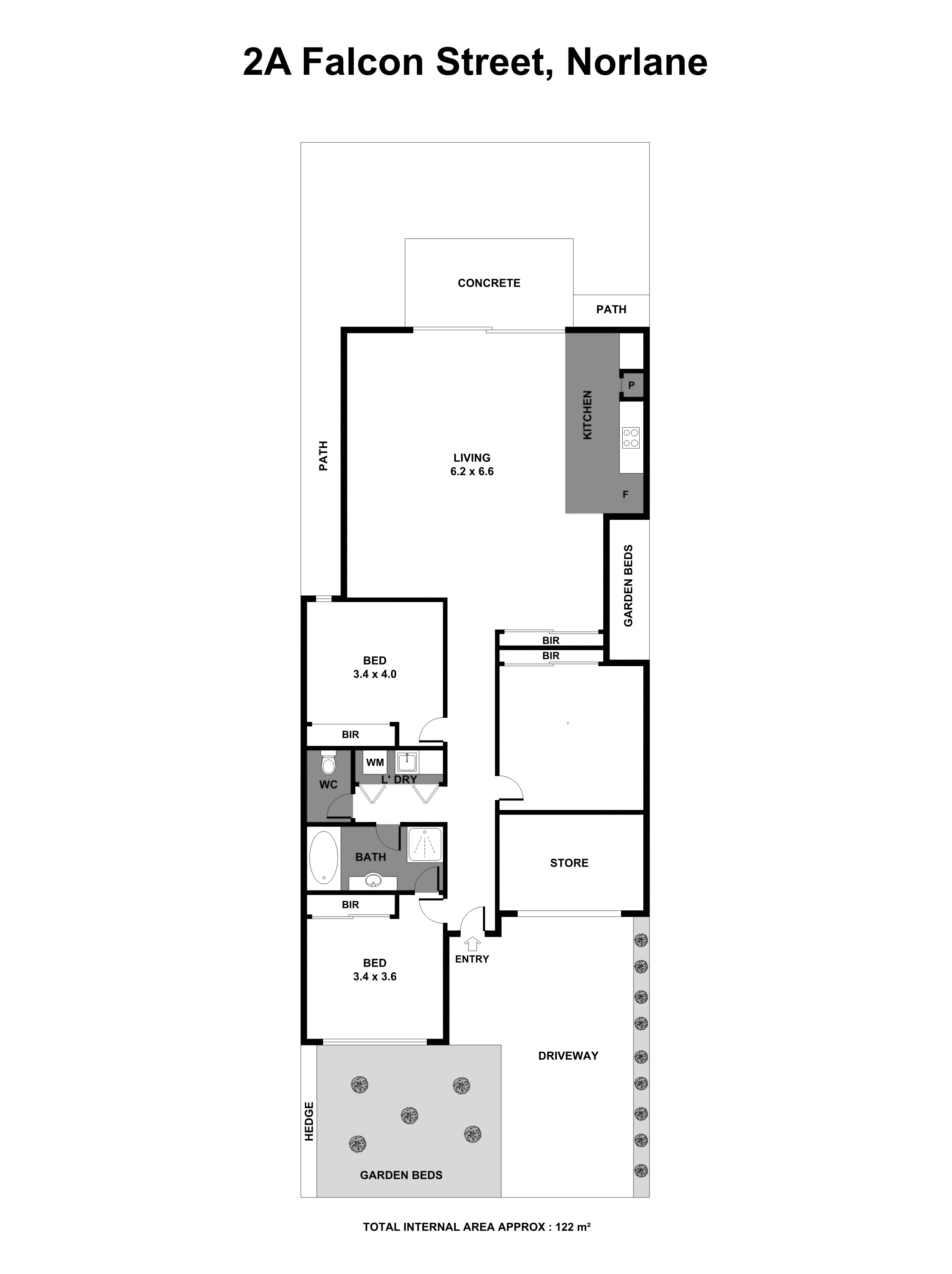 2A Falcon Street, NORLANE VIC 3214 - Floorplan