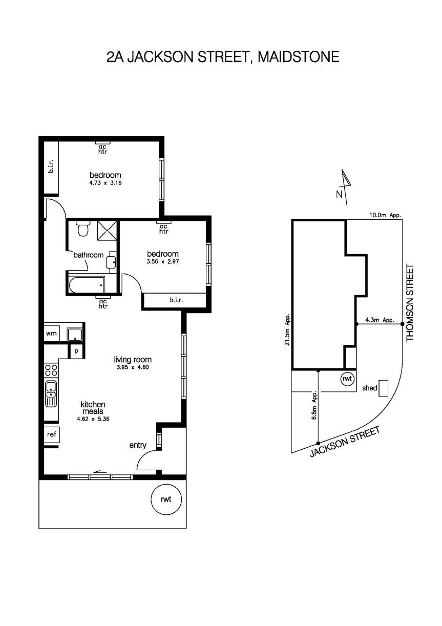2A Jackson Street, MAIDSTONE VIC 3012 - Floorplan