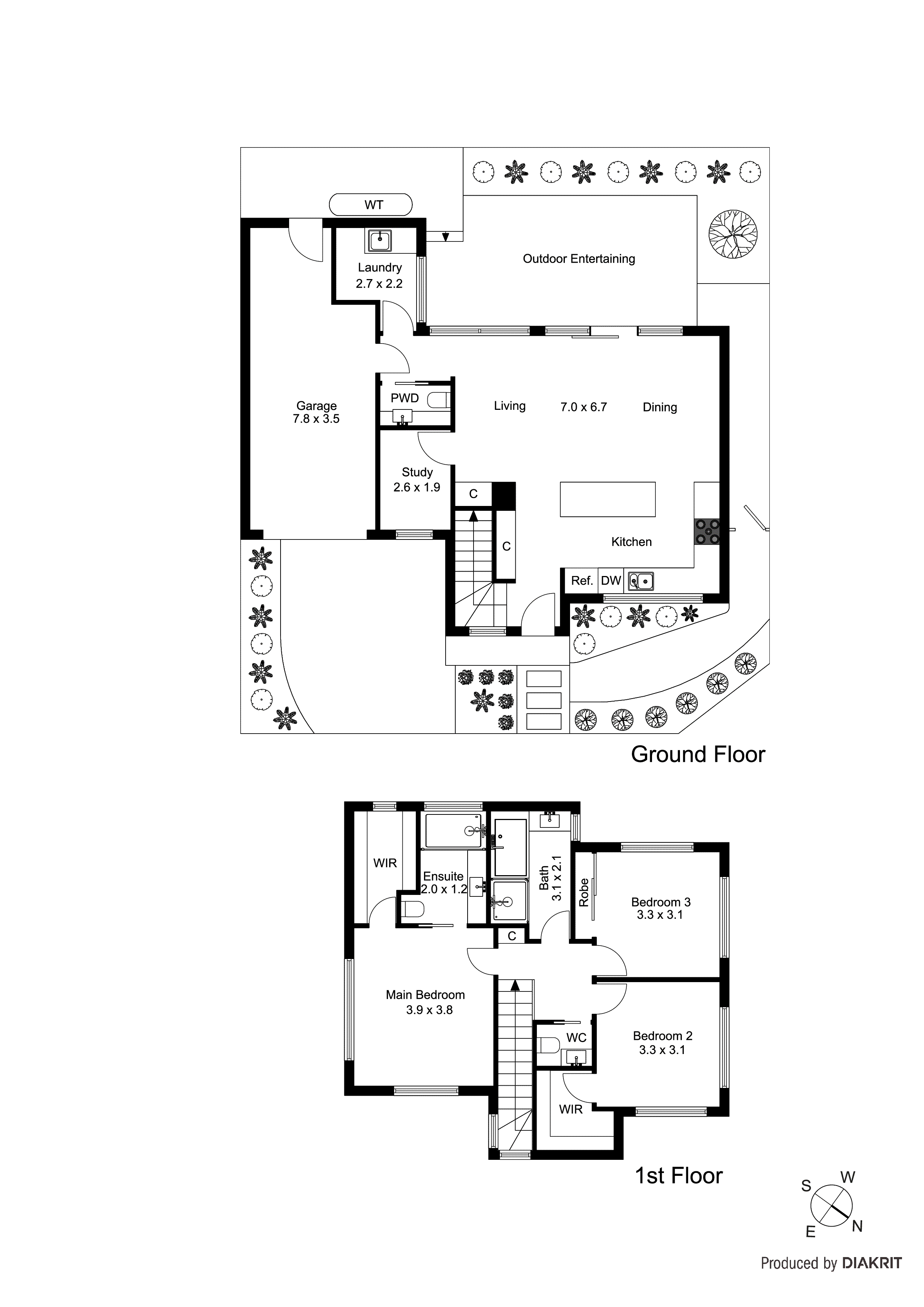 2a Marion Street, Seaford VIC 3198 - Floorplan
