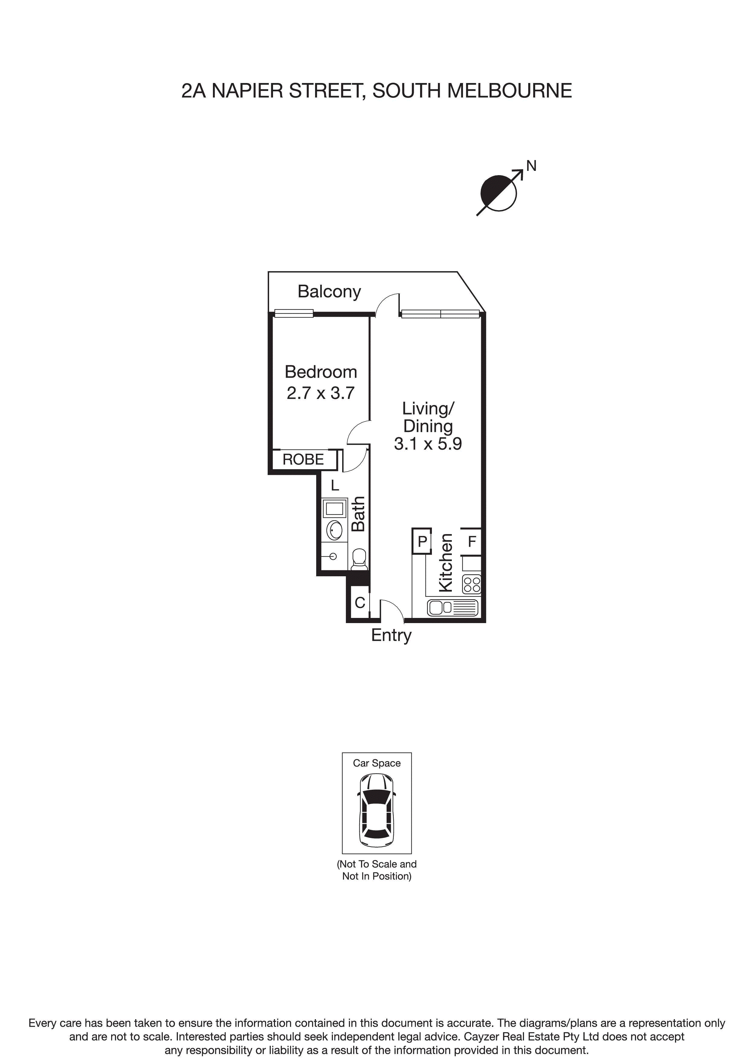 2A Napier Street, SOUTH MELBOURNE VIC 3205 - Floorplan
