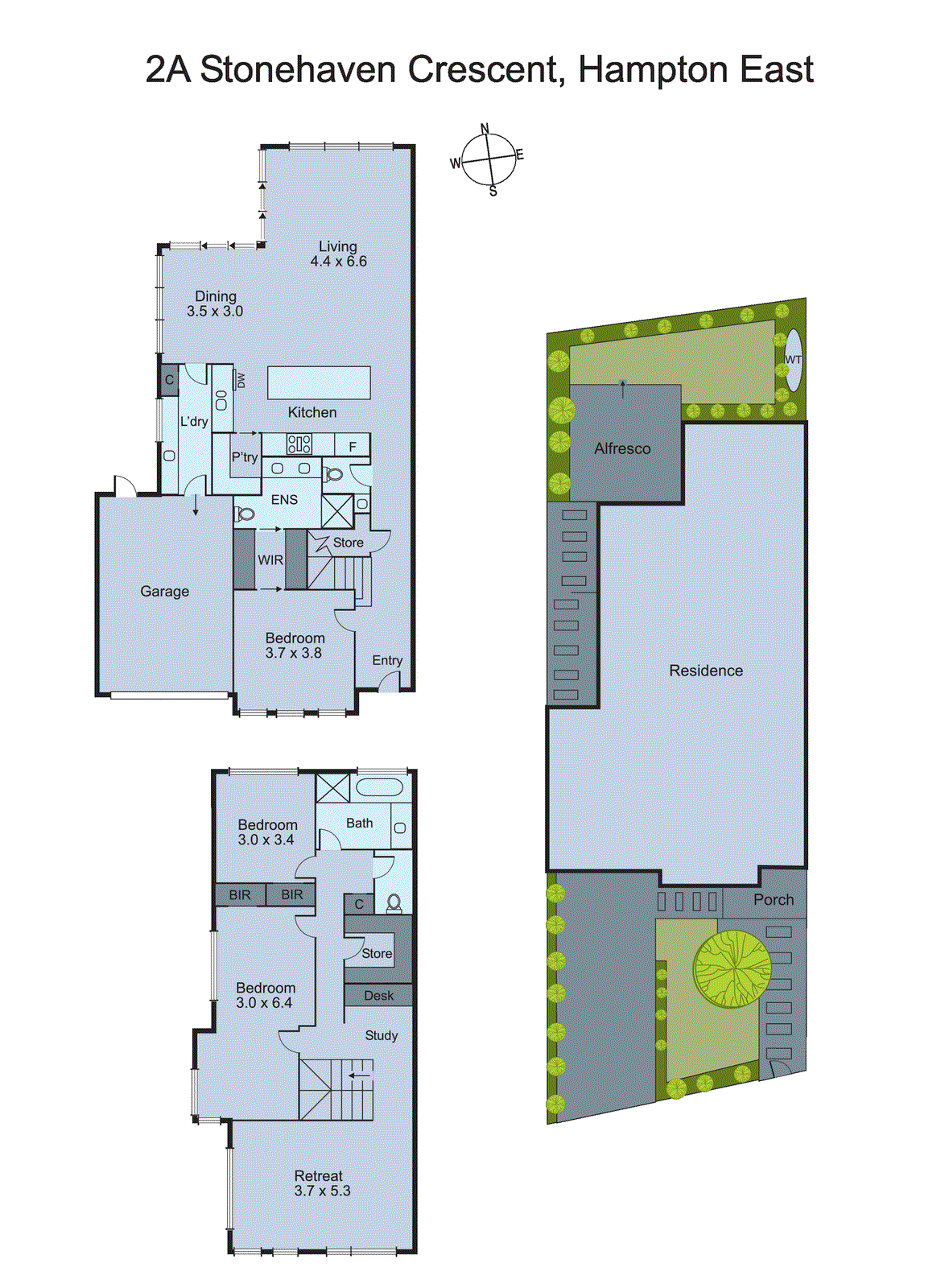 2a Stonehaven Crescent, Hampton East VIC 3188 - Floorplan