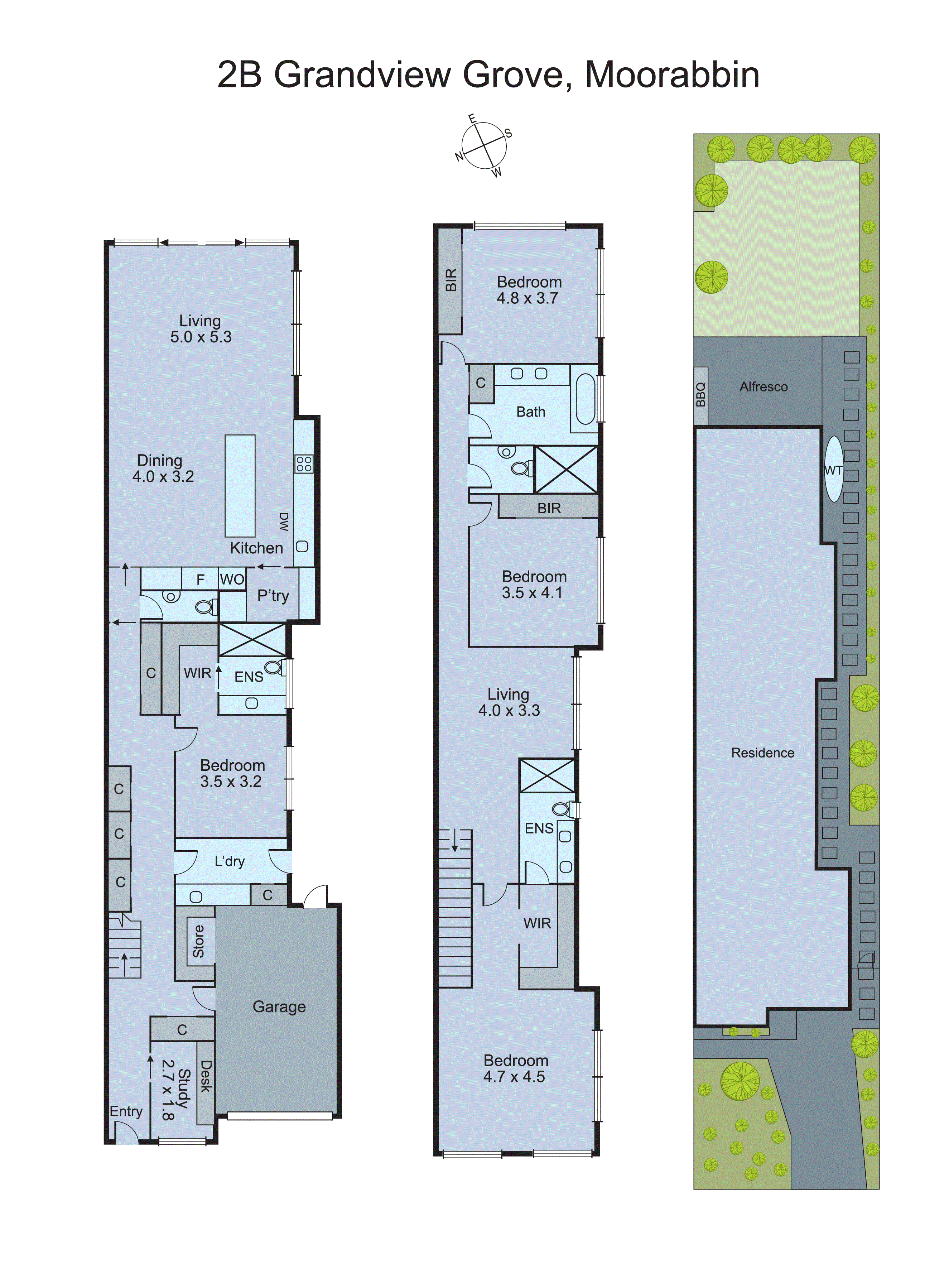 2b Grandview Grove, Moorabbin VIC 3189 - Floorplan