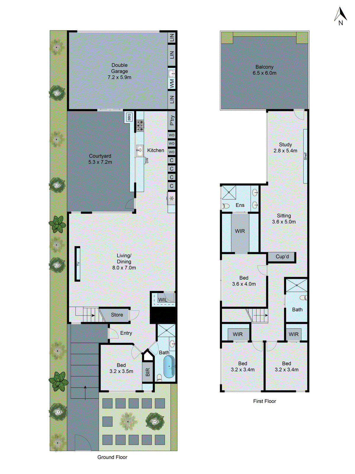 2B Huntingdon Street, Newtown VIC 3220 - Floorplan