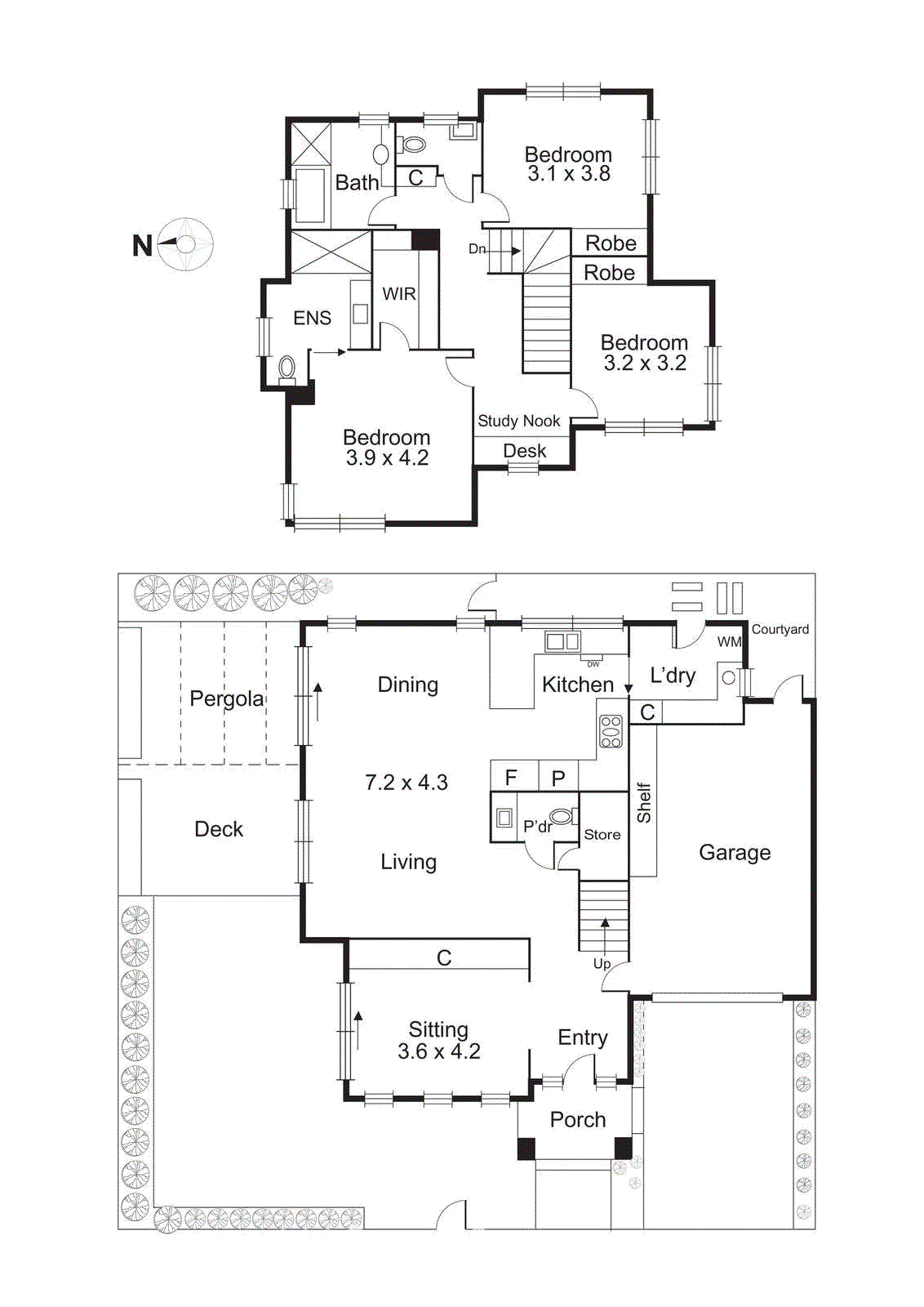 2B Mervin Street, Bentleigh East VIC 3165 - Floorplan