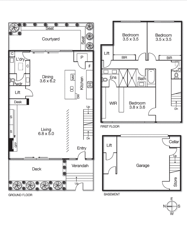 2B Moorabbin Street, Sandringham VIC 3191 - Floorplan