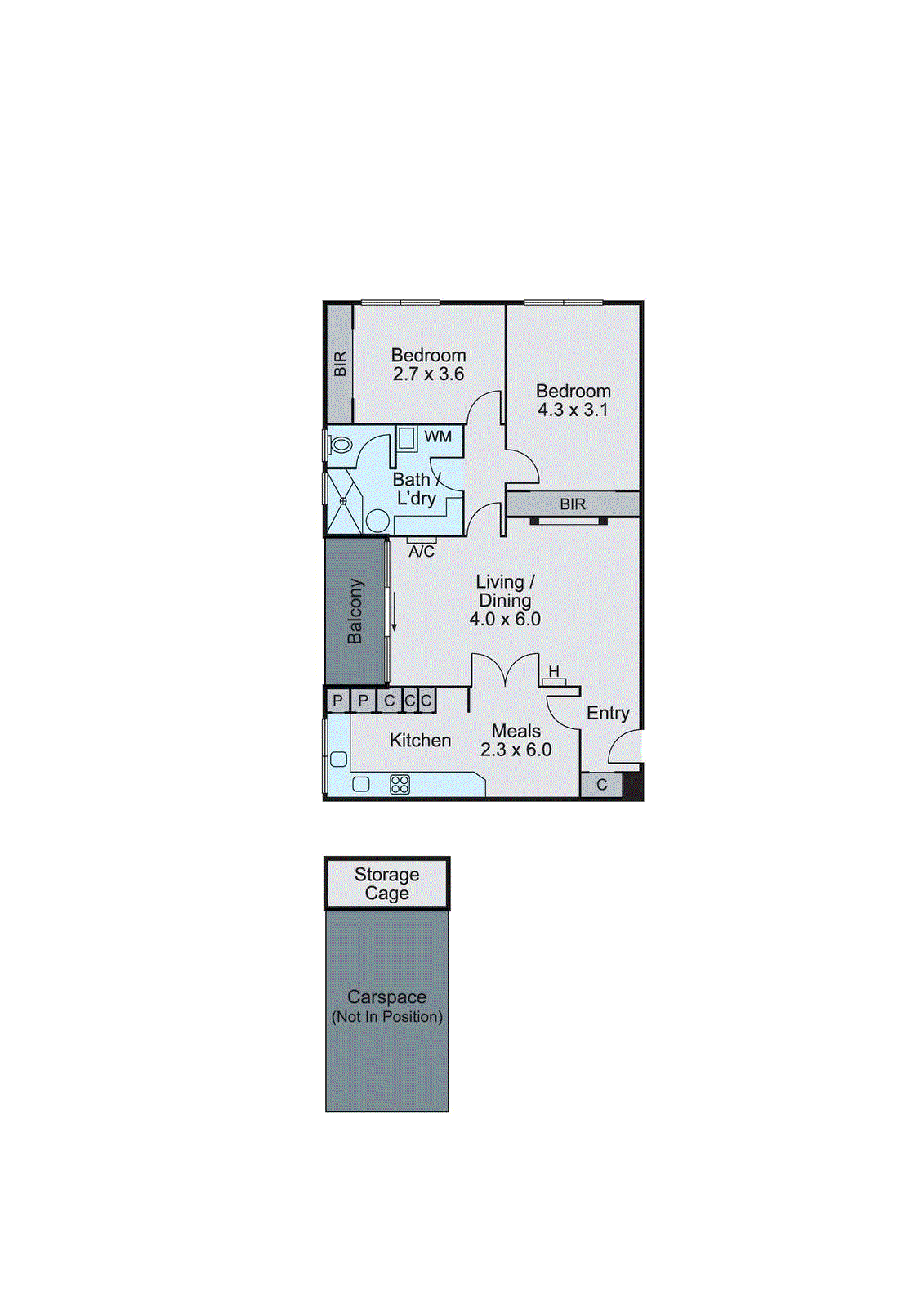 2B/381 Toorak Road, South Yarra VIC 3141 - Floorplan