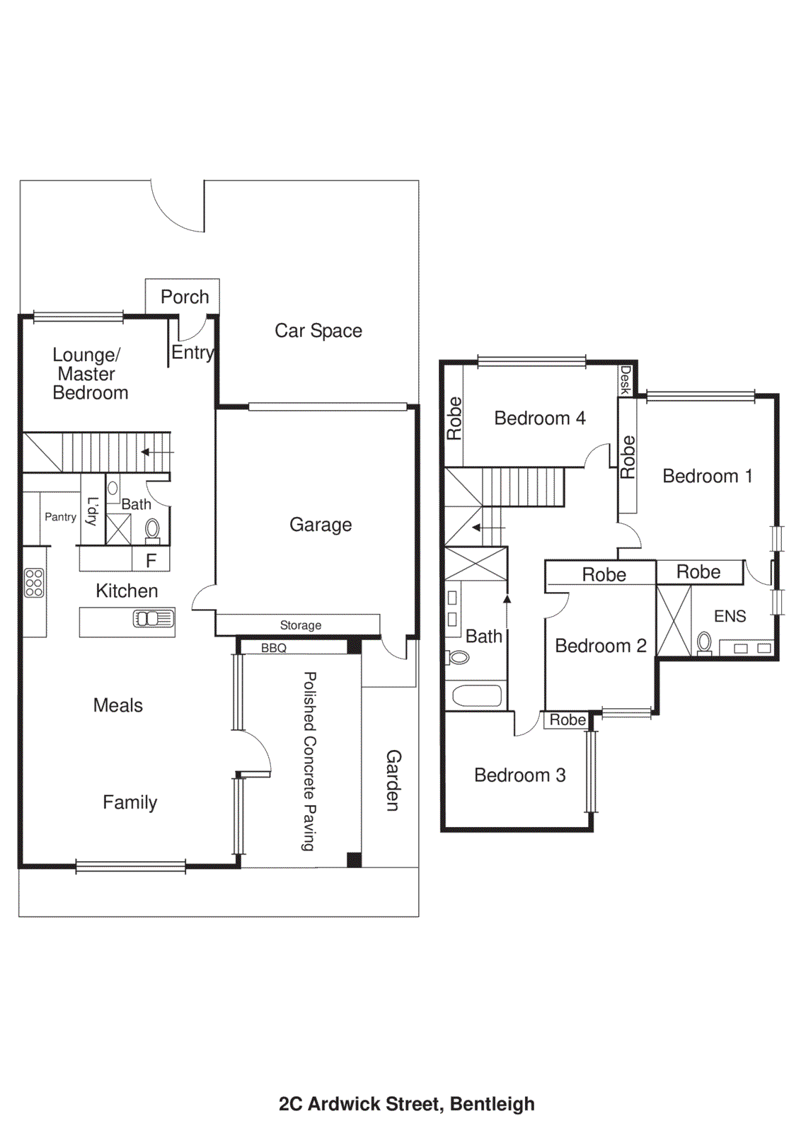 2c Ardwick Street, Bentleigh VIC 3204 - Floorplan