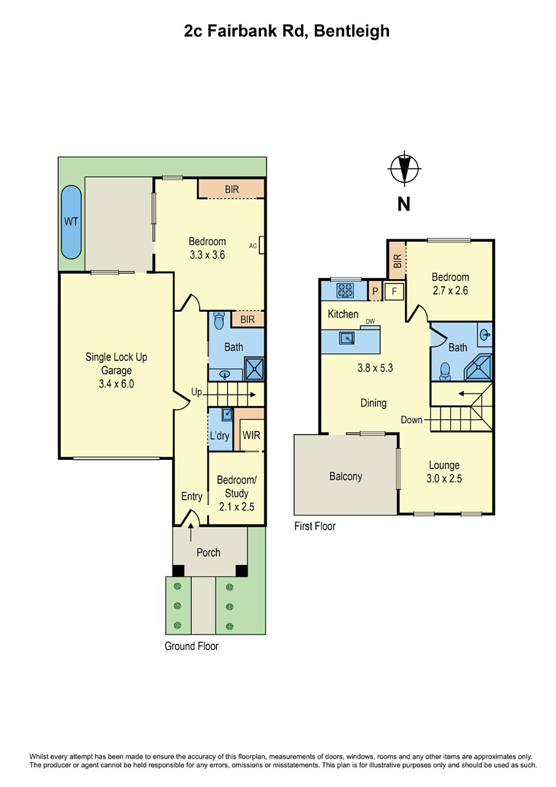 2c Fairbank Road, Bentleigh VIC 3204 - Floorplan