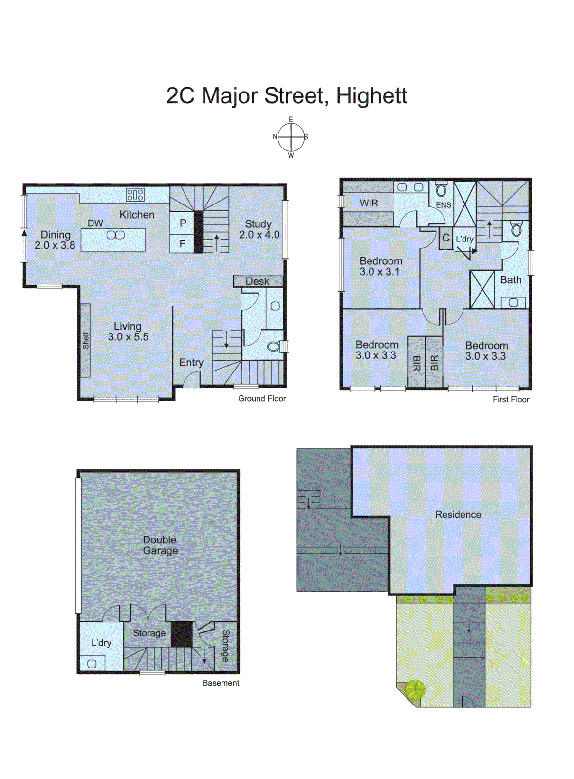 2c Major Street, Highett VIC 3190 - Floorplan