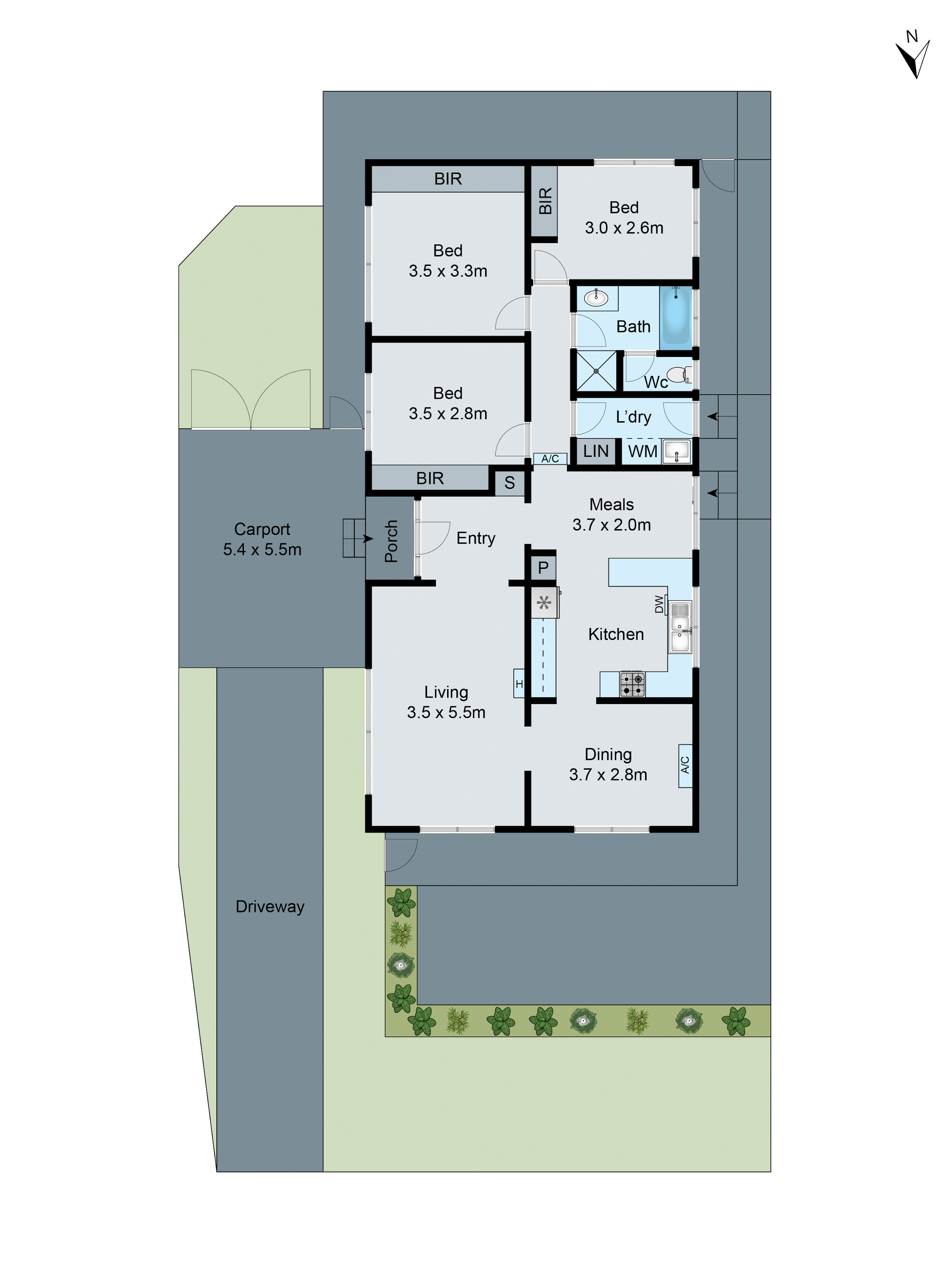 2D Grove Road, Marshall VIC 3216 - Floorplan