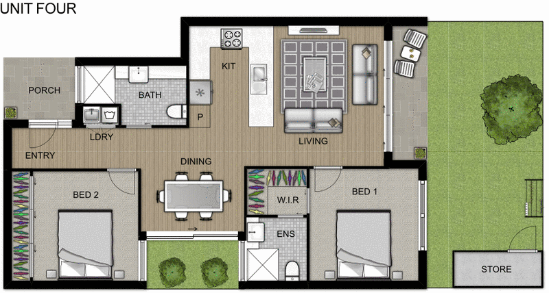 3-4/25 Barker Street, Cheltenham VIC 3192 - Floorplan