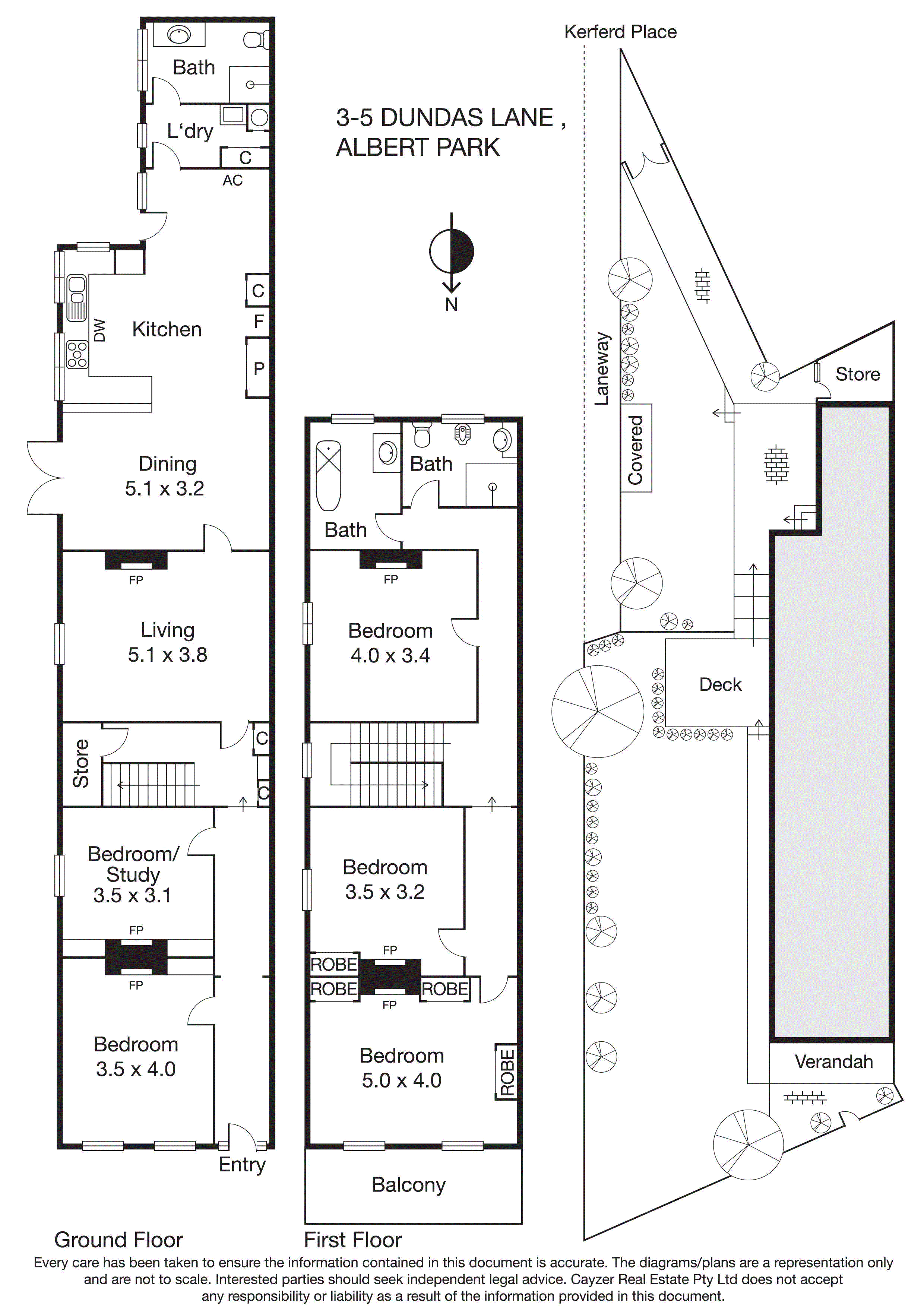 3-5 Dundas Lane, ALBERT PARK VIC 3206 - Floorplan