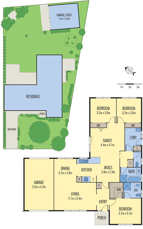 3 Amarina Crescent, Grovedale VIC 3216 - Floorplan