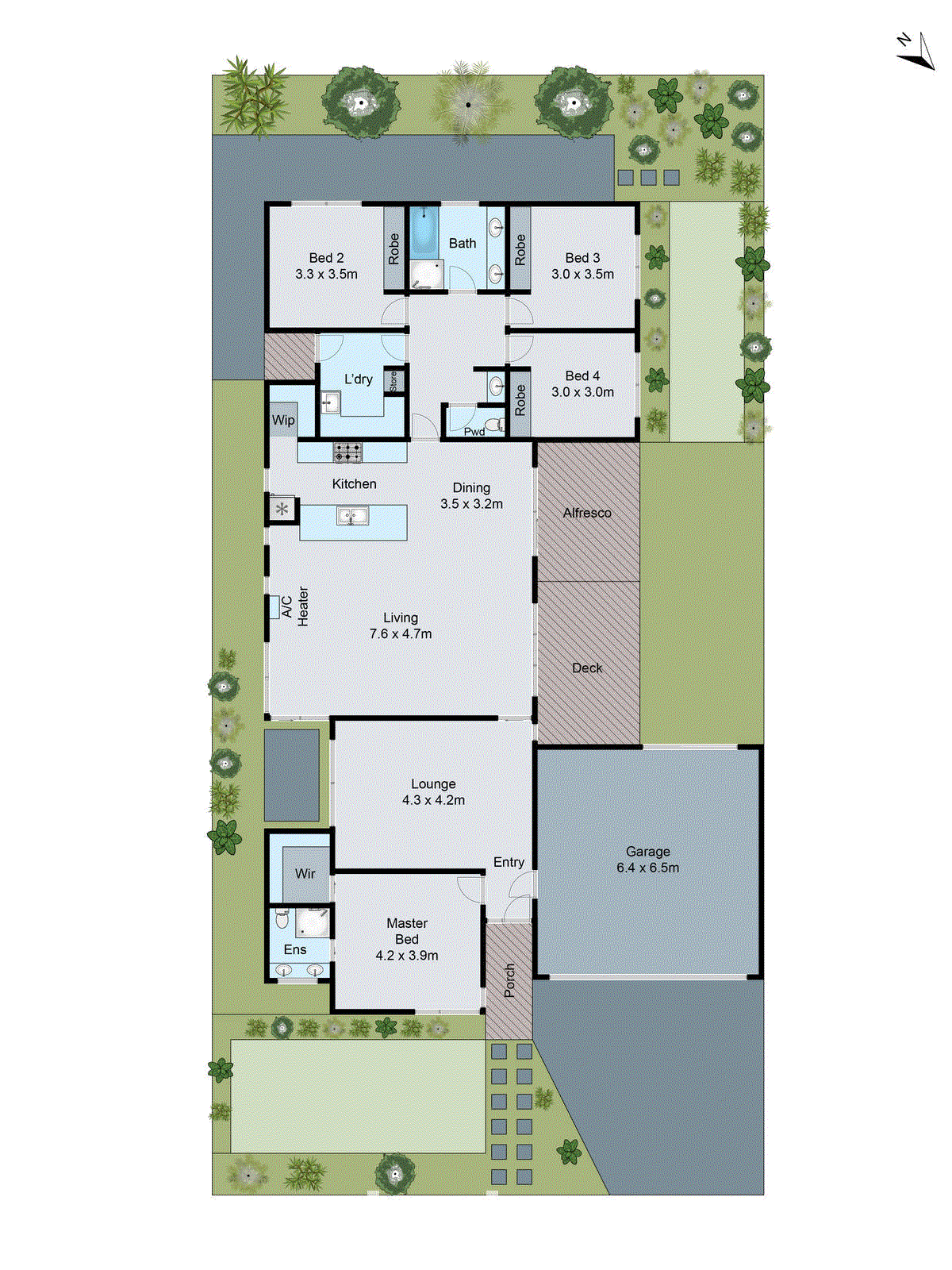 3 Ambrosia Drive, Armstrong Creek VIC 3217 - Floorplan