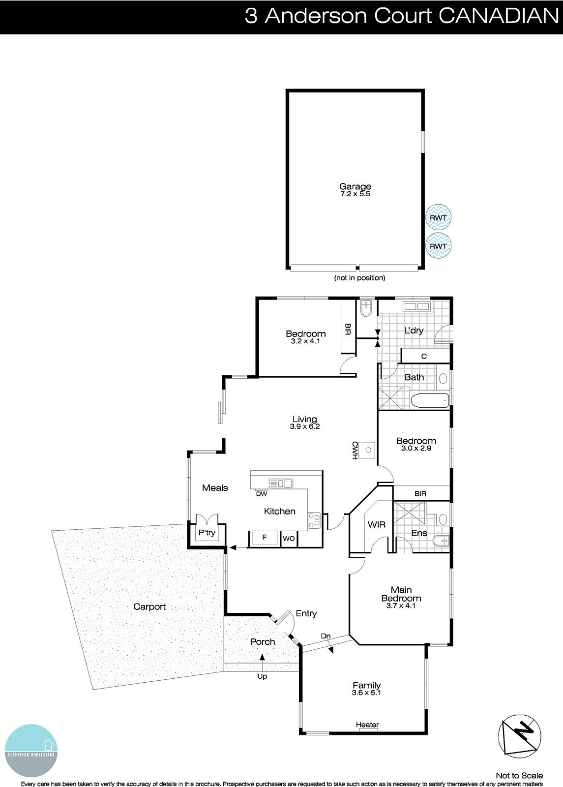 3 Anderson Court, Canadian VIC 3350 - Floorplan