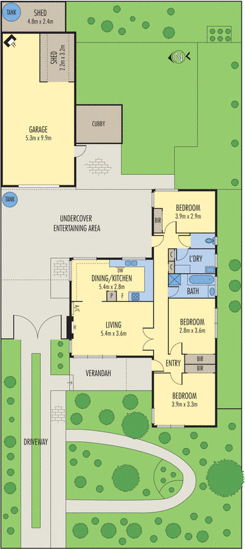 3 Anzac Avenue, Leopold VIC 3224 - Floorplan