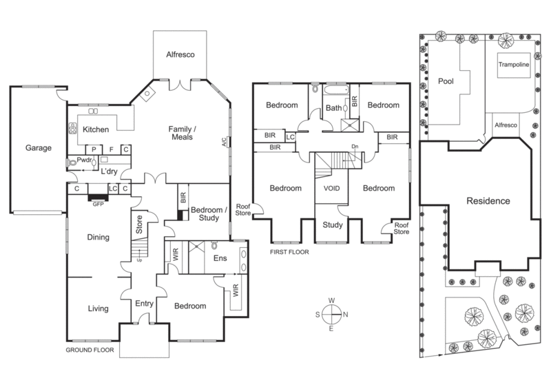 3 Arthur Avenue, Brighton VIC 3186 - Floorplan