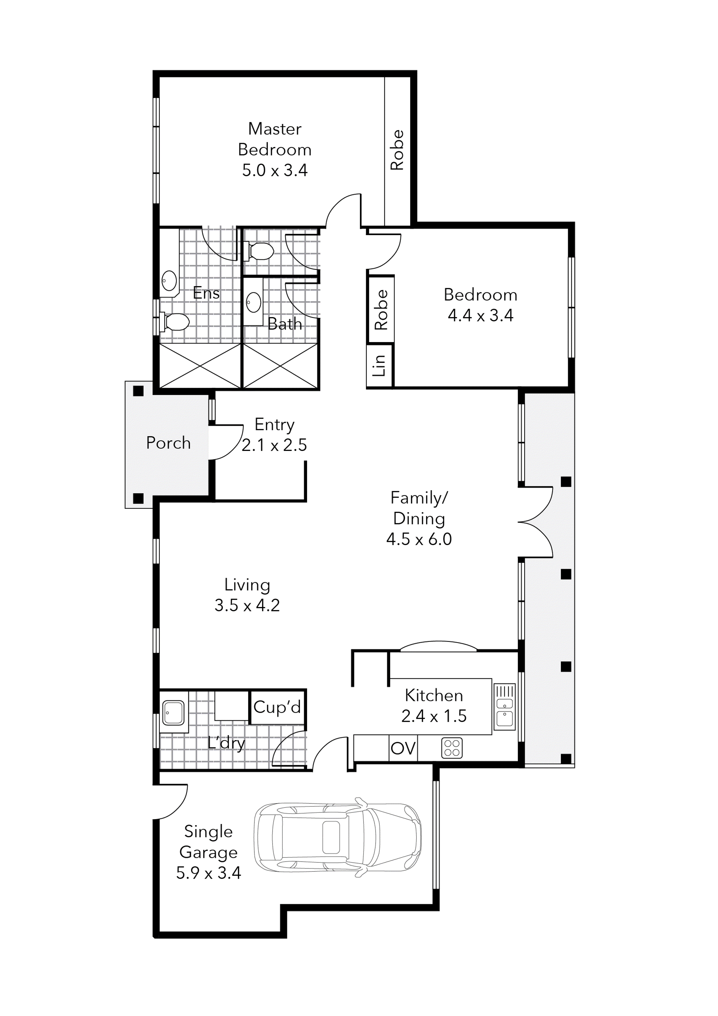 3 Balmoral Drive, Ballarat East VIC 3350 - Floorplan